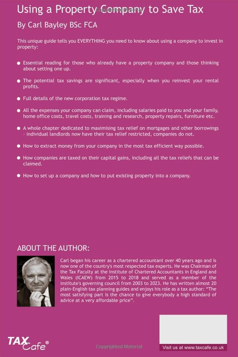 Using a Property Company to save Tax 2025/26