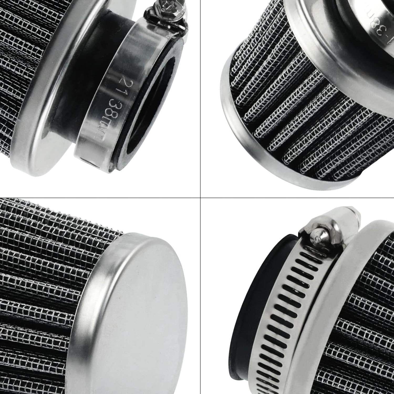 FLYPIG 28Mm Air Filter for ATV Dirt Bike Pocket Bikes Motorcycle Pit Bike POD for Honda CB100 CB100N CB125 CB125TD CB400 Fit Kawasaki AE80 (81-83) AE 80 AR80 KH250 image number 5