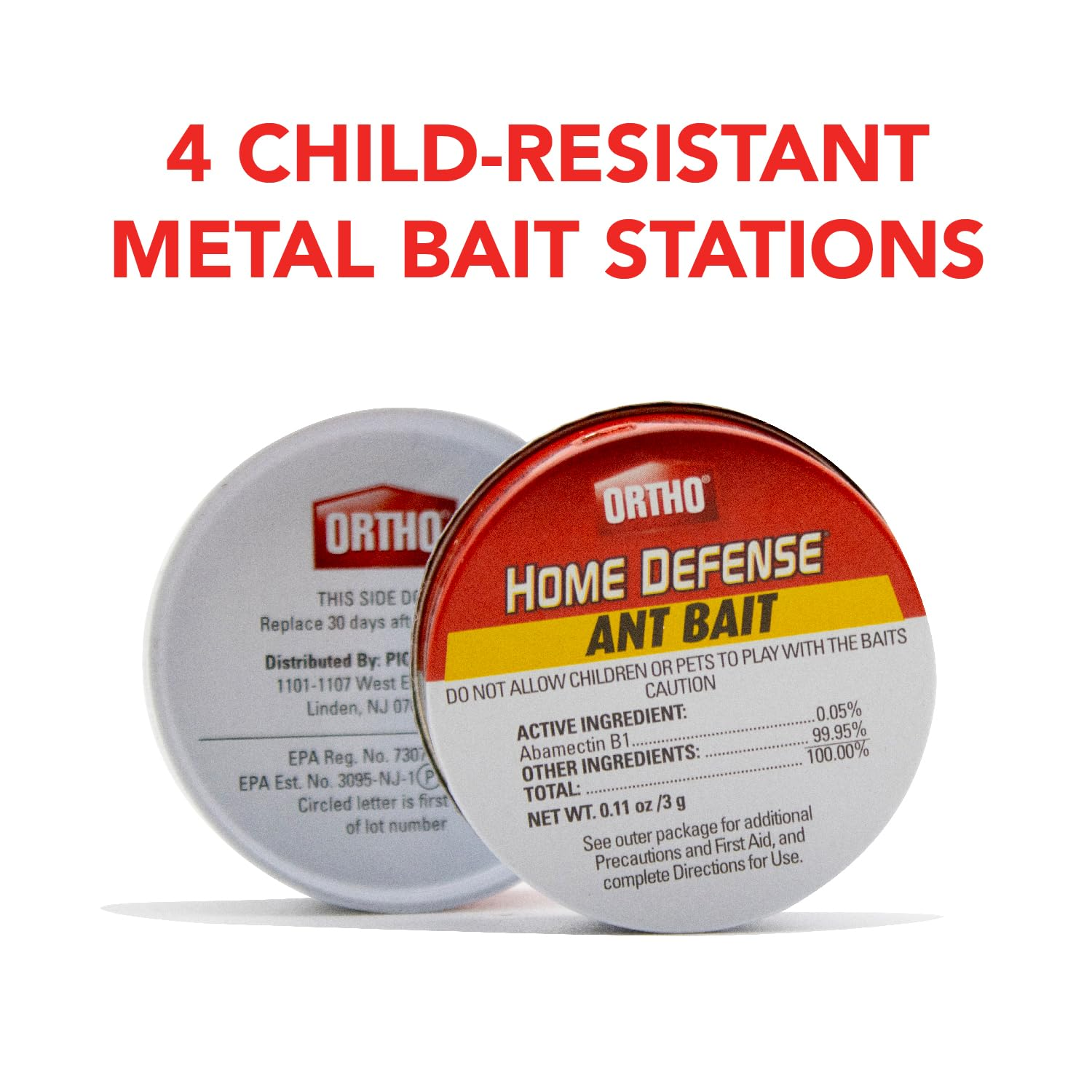 Ortho Home Defense 4PK Metal Outdoor/Indoor Bait Stations image number 4