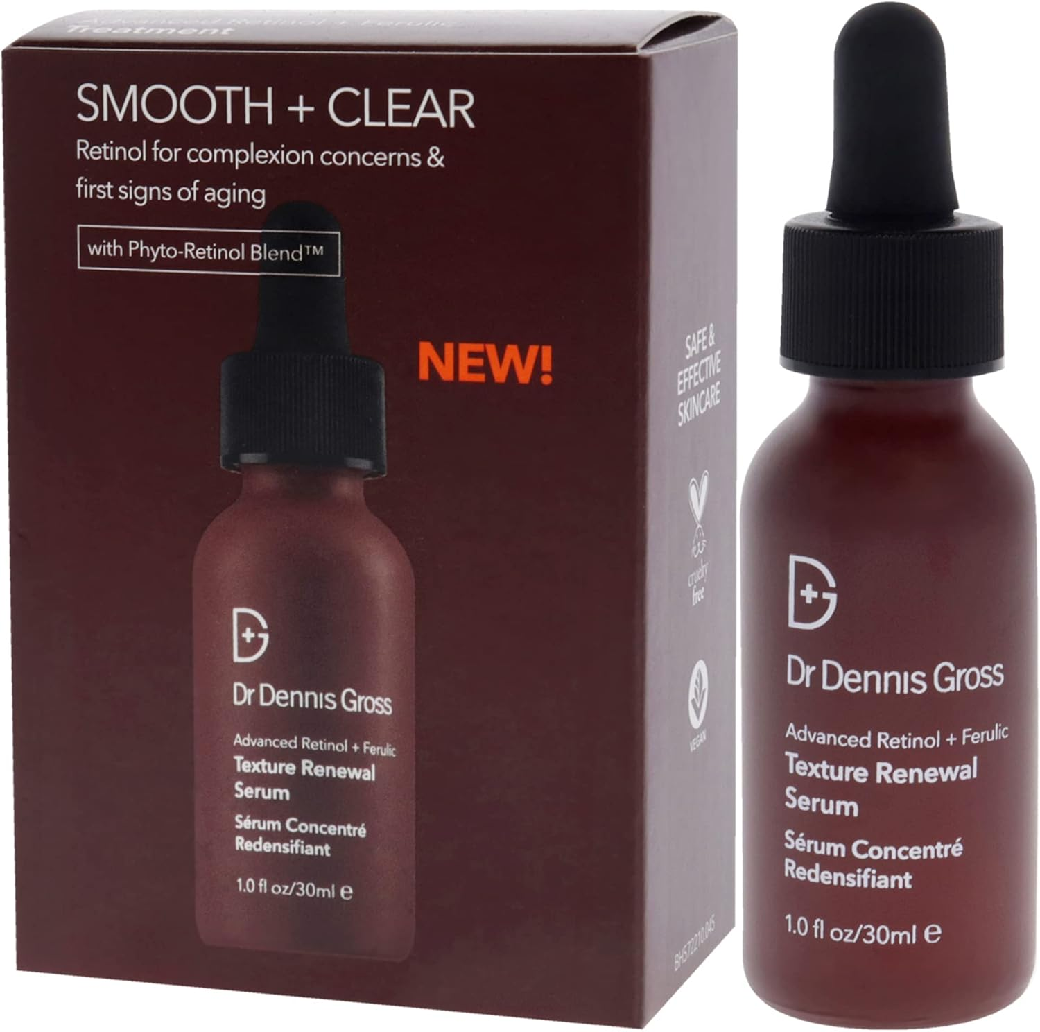 Dr. Dennis Gross Advanced Retinol plus Ferulic Texture Renewal Serum for Unisex 1 Oz Serum image number 1