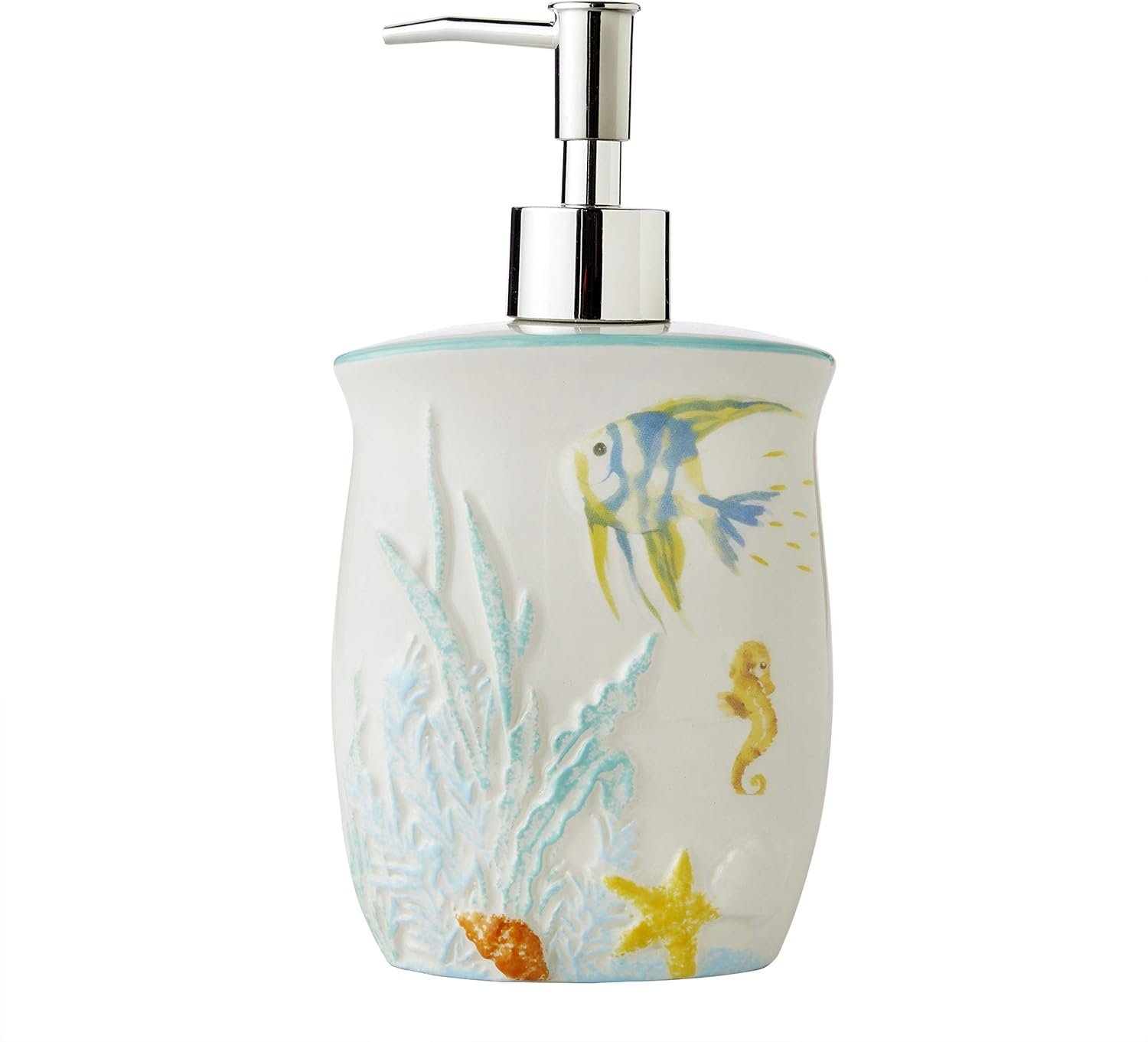 SKL Home by Saturday Knight Ltd. Ocean Watercolor Soap Dispenser image number 5