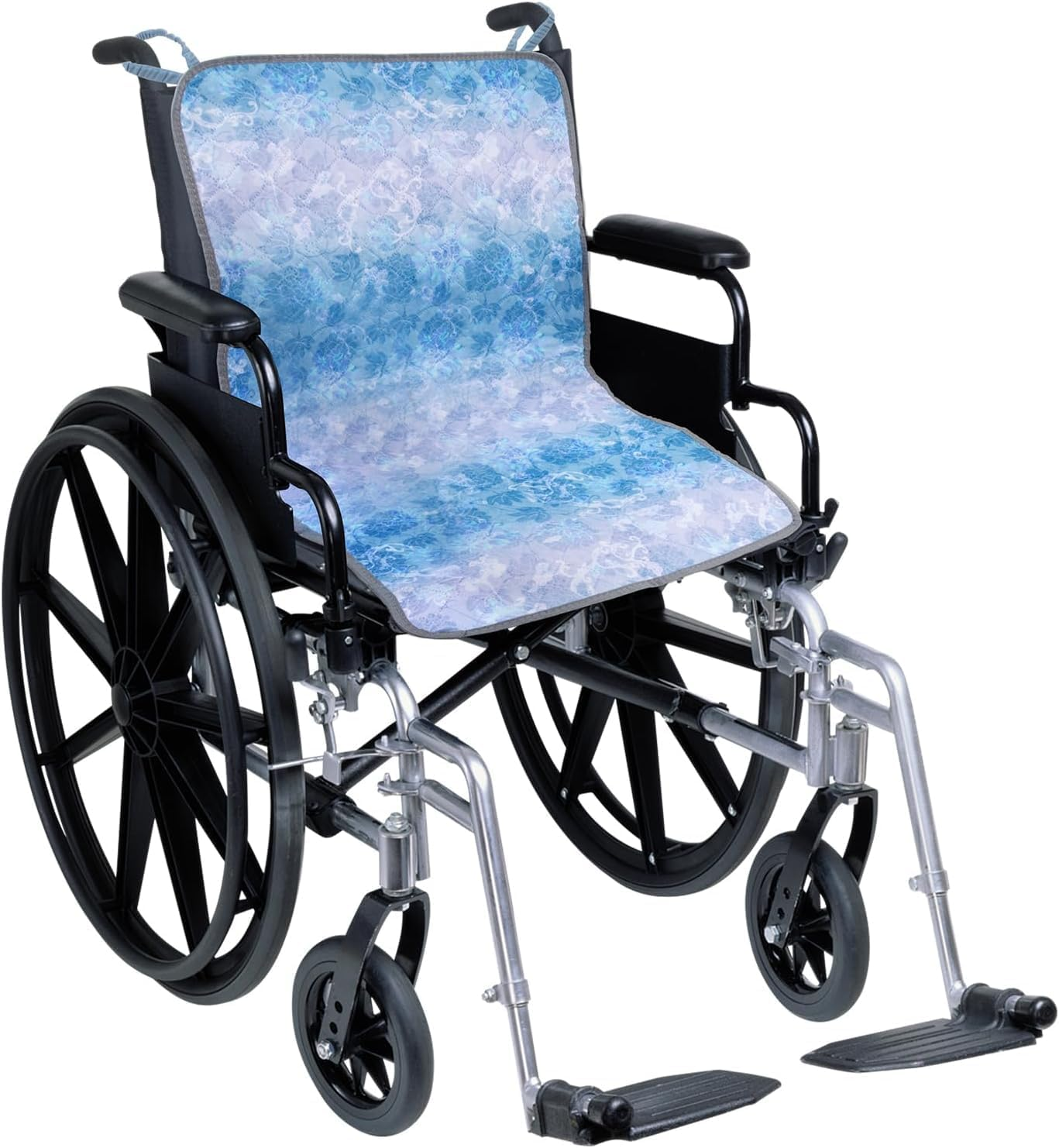 Waterproof Highly Absorbent Incontinence Wheelchair Pads for Elderly, Washable and Reusable Wheelchair Incontinence Pads with Two Loop Handles 35.5" X 18.9" for Most Wheel Chair image number 4