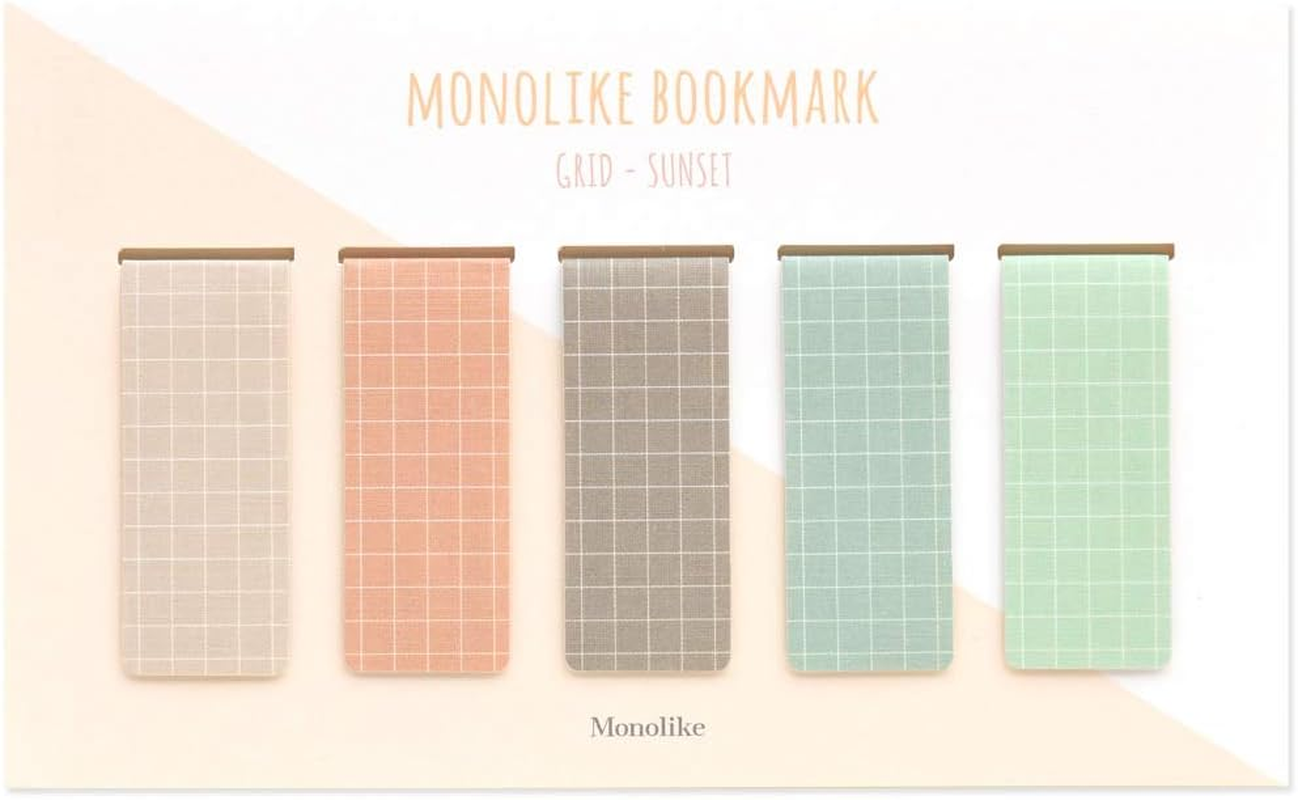 Monolike Magnetic Bookmarks Pastel + Ocean, 10 Pieces