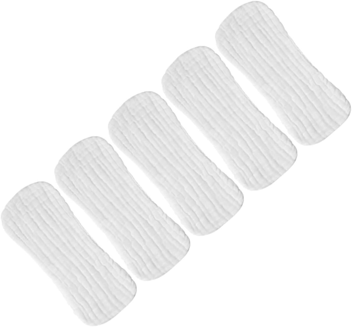 5Pcs Premier Reusable Diaper Inserts for Boys Months Cotton Pee Peep Pads image number 3