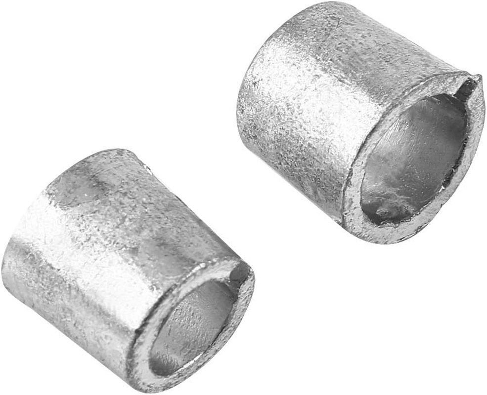 Joyzan Car Posts Sleeve, Anode Cathode Sleeve Terminal Cable End Repair Kit Battery Adaptor Sleeves Metal Auto Positive Converter Post Adaptors Negative Loose Cases Shims Kits for Boat Convert, Silver image number 4