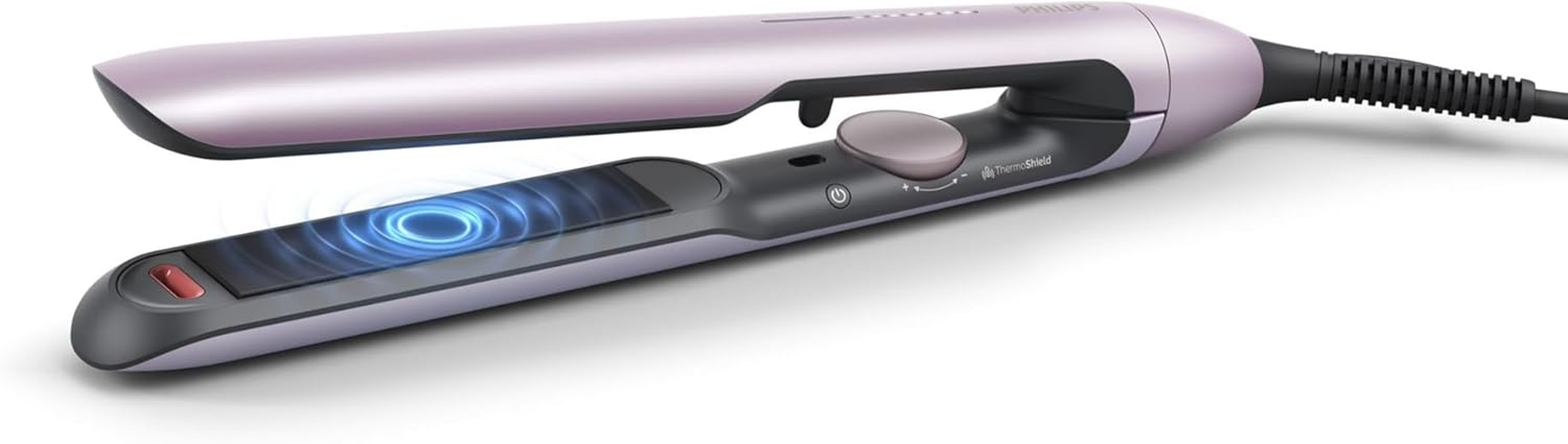 Philips 5000 Series Hair Straightener with Thermoshield Technology, Mauve [Model BHS530/00] Pink image number 3
