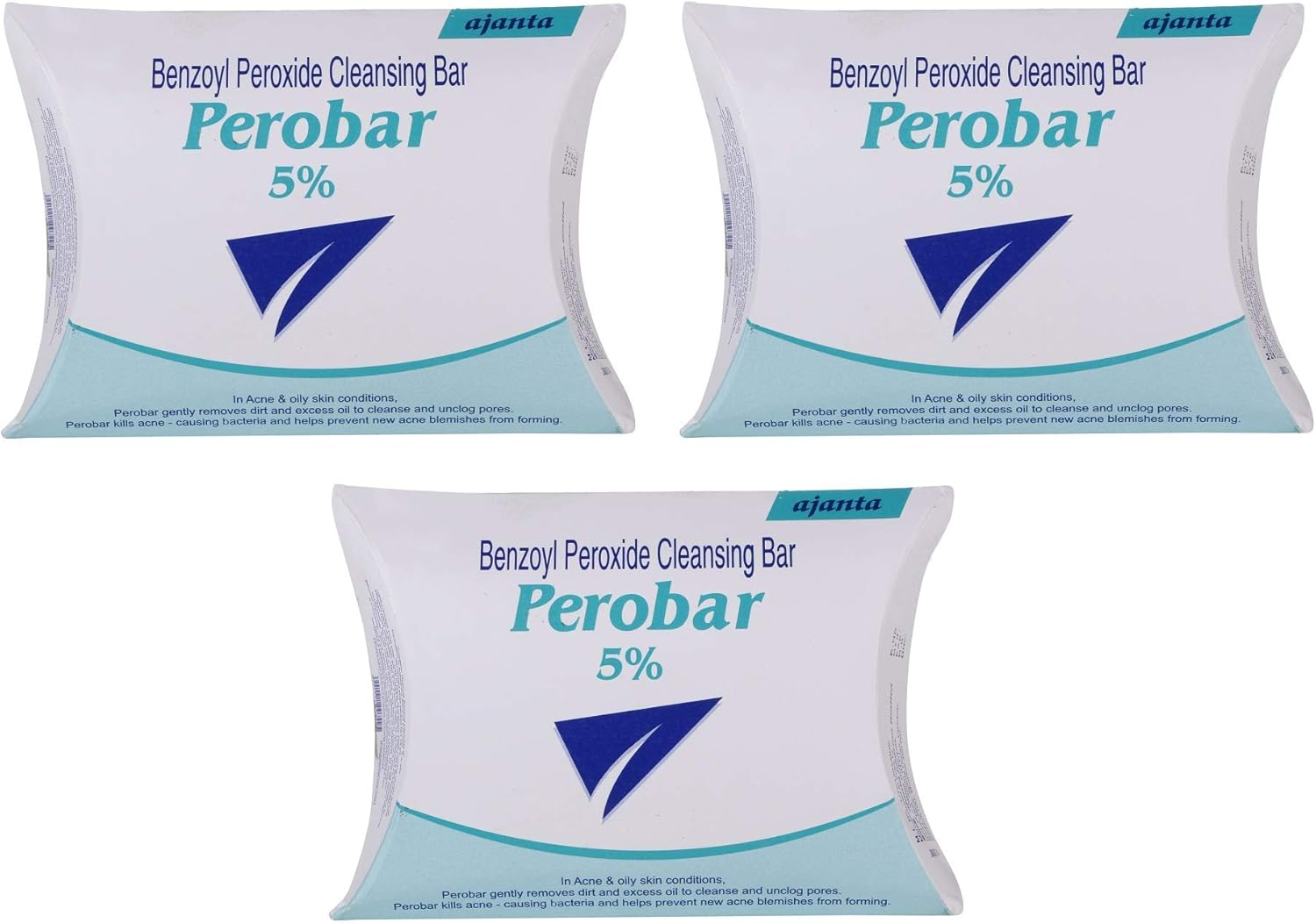 Perobar 5% Cleansing Bar (Pack of 3) image number 1