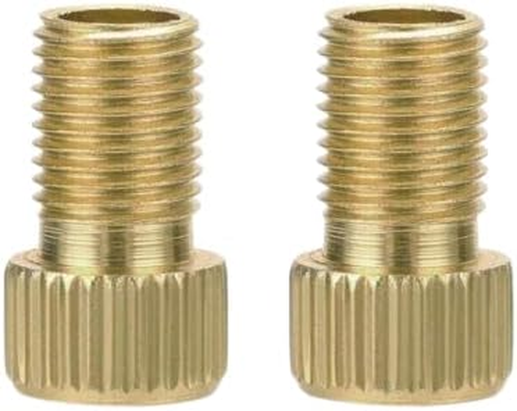 2PCS Bicycle Pump Adapters Converter Presta to Schrader Bike Valve Tyre Connector AU image number 2