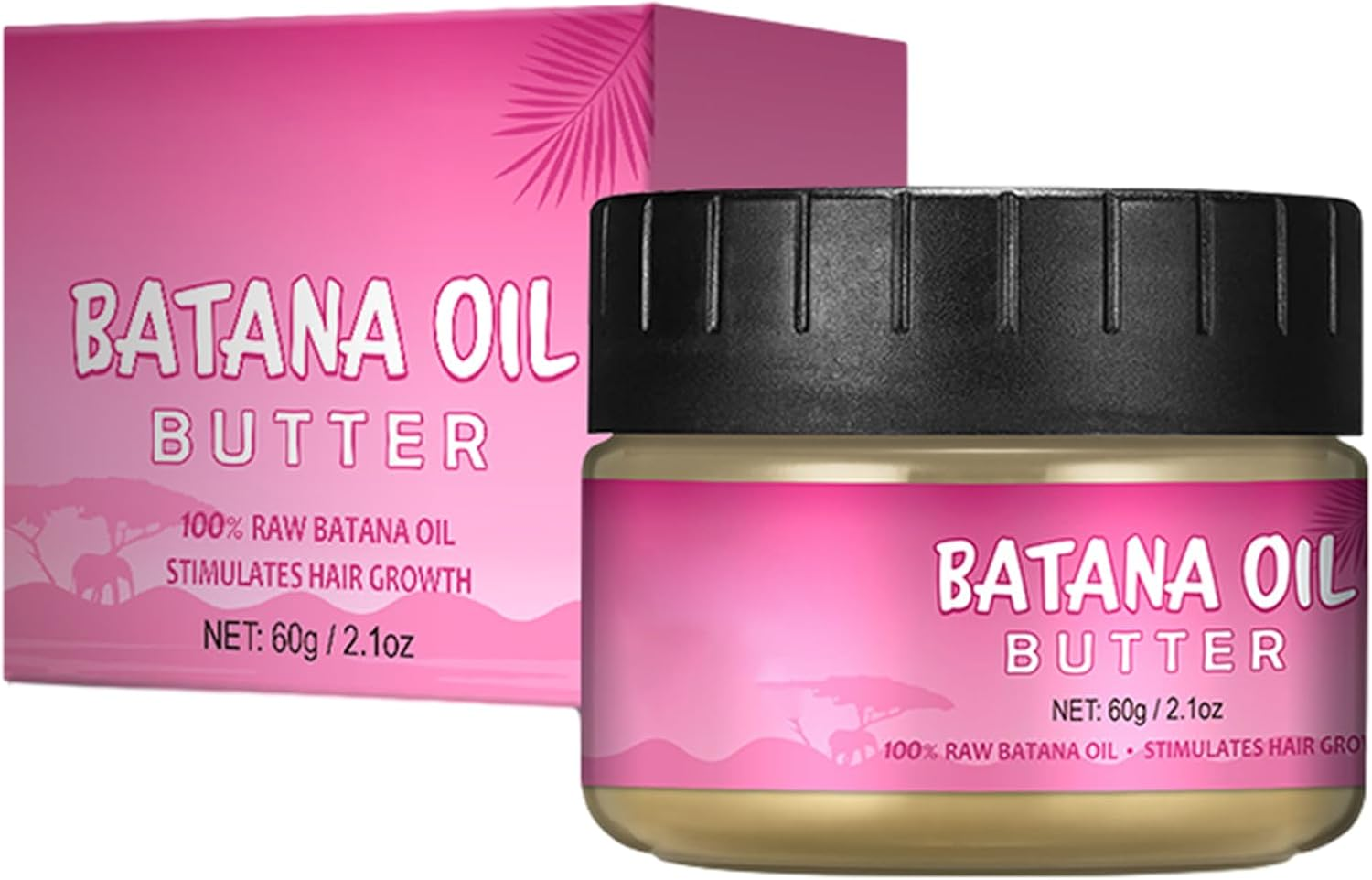 Hair Butter with 100 Pure Raw Oil, Natural Hair Cream Suitable for Repairing Damaged Hair, Nourishing Thin Hair, Applies to Everyone image number 6