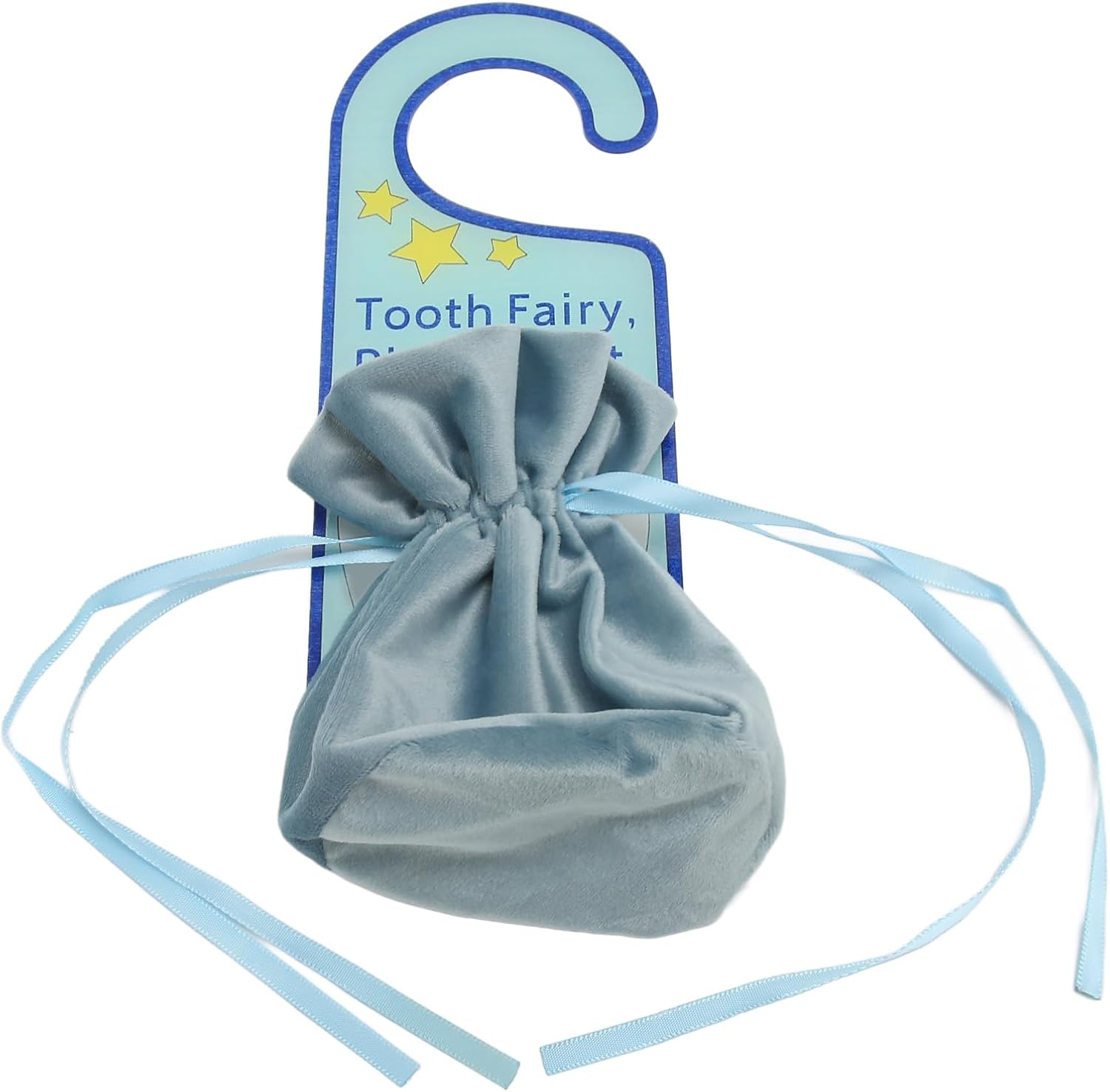 Tooth Fairy Pouch Tooth Fairy Pillow Boy Tooth Fairy Door Hanger, Sweet Acrylic Tooth Fairy Money Holder for Lost Teeth Kids Boys Girl, Tooth Fairy Baby Stationery