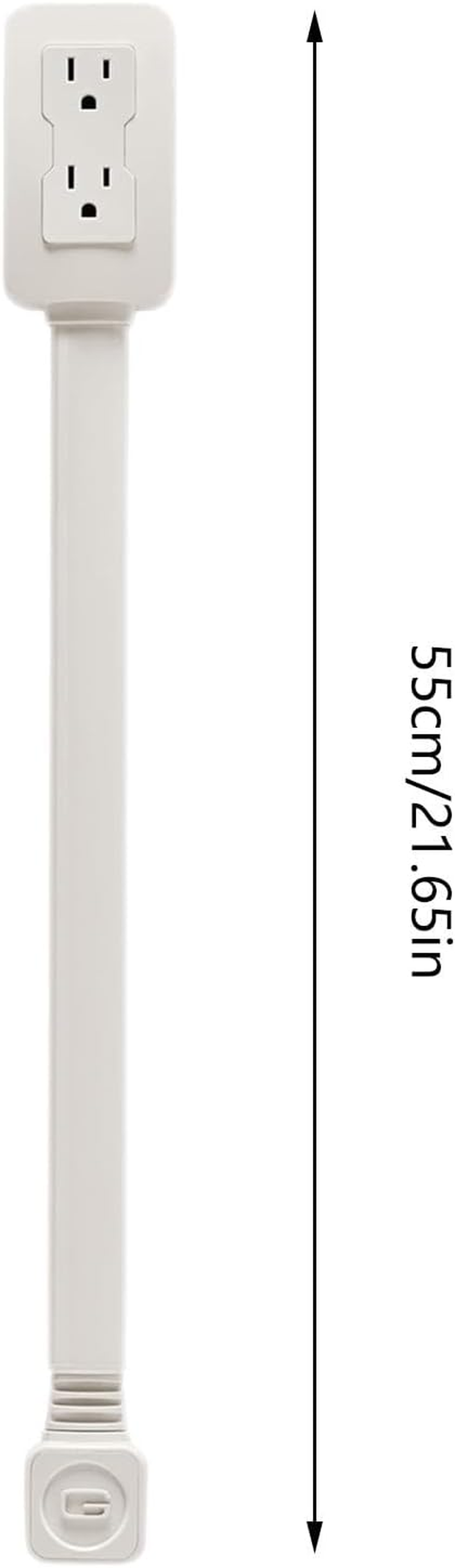 Po-Wer Socket Expander, Access Hard-To-Reach Outlets, Features USB-A, USB- C, and 2 AC Outlets, Extends 22"-34", Rotates 180&deg;, Use behind Couches, Nightstands, Desks, and More image number 2