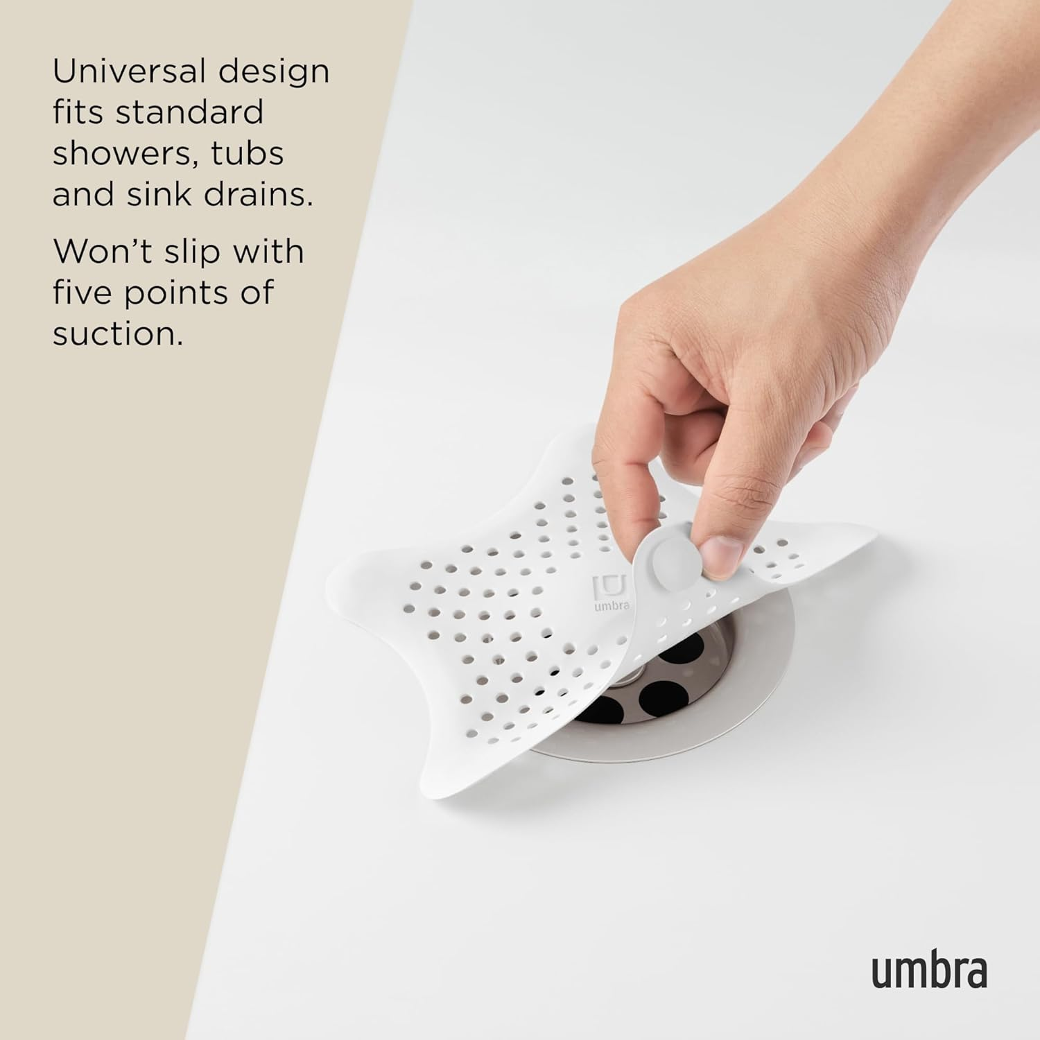 Umbra Starfish Hair Catcher, White image number 1