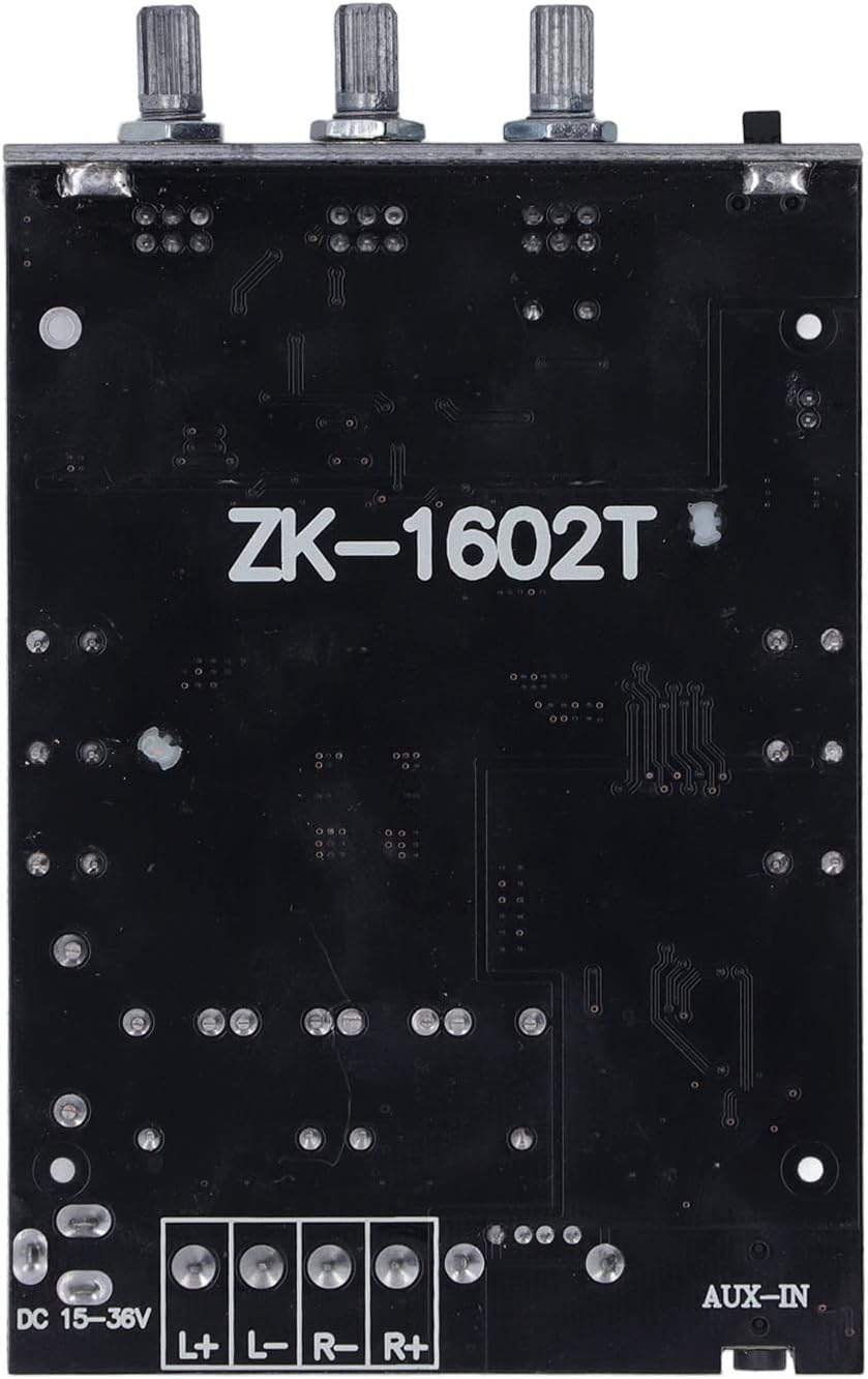 Mini Stereo Audio Preamplifier,Amplifier Board 3.5Mm AUX 3 PIN Input Treble Bass Control Clear Sound Aluminum BT Digital Amplifier Board, for DIY Home Theater Hifi System image number 1