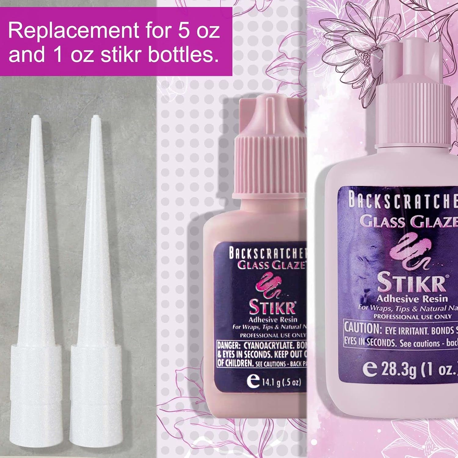 BACKSCRATCHERS Stikr&reg; Extender Tips