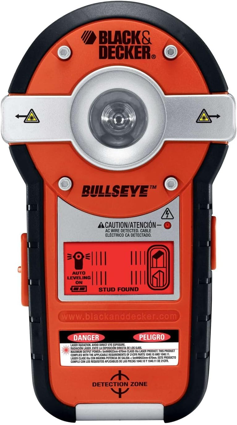 Black & Decker BDL190S Bullseye Auto-Leveling Interior Line Laser with Stud Sensor image number 5