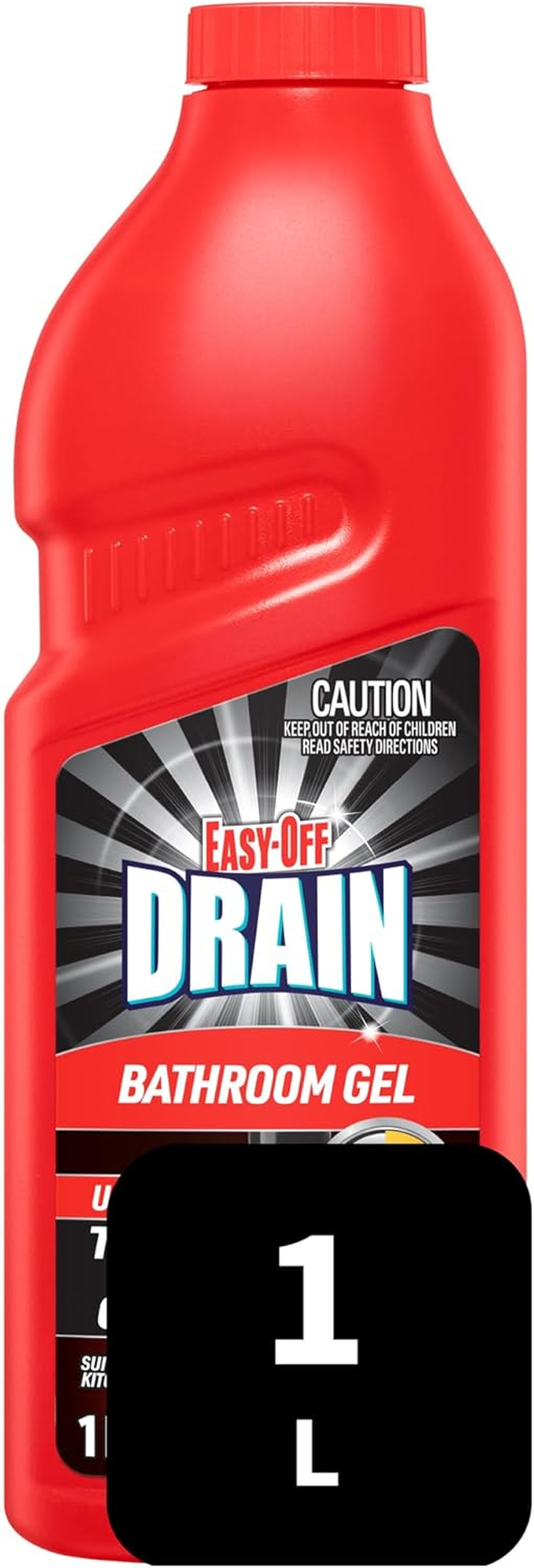 Easy-Off Bam Turbo Drain Cleaner Gel 1 Liter image number 1