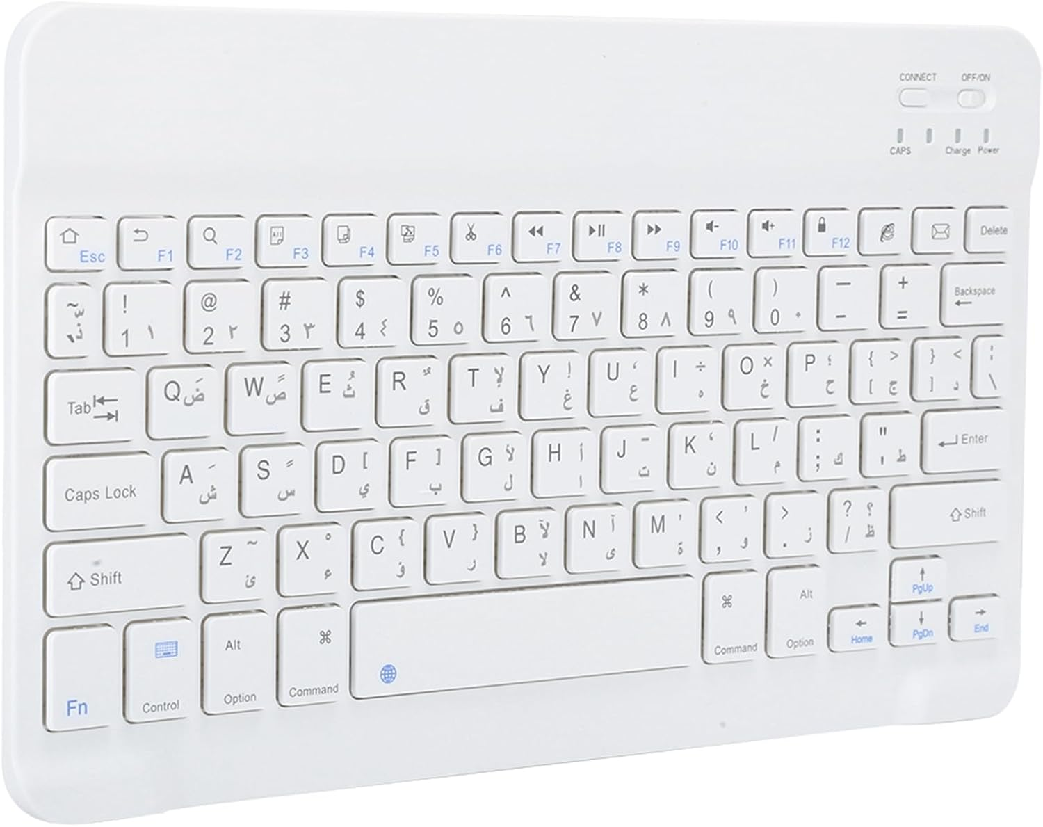 10 Ultra‑Thin Wireless Keyboard Russian Arabic Spainish Keyboard for Bluetooth Intelligent Supplies Computer for Android/Os X / (10 Inch Arabic) image number 6