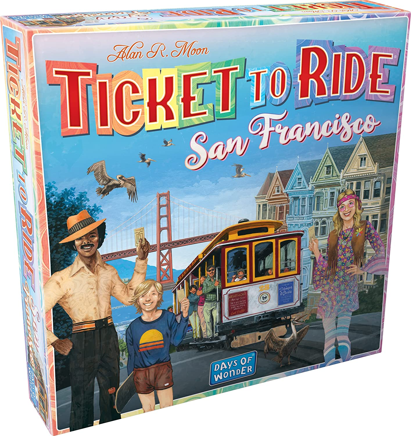 Days of Wonder Ticket to Ride San Francisco Board Game
