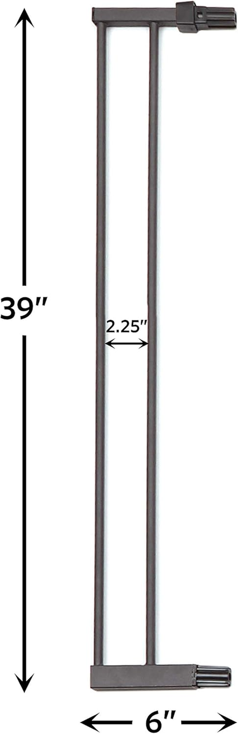 Midwest Steel Pet Gate Extension; Pet Gate Extension Measures 6" Wide X 39" High in Textured Graphite (Fits MW Model # 2939SG & 2939SG-WD) image number 5