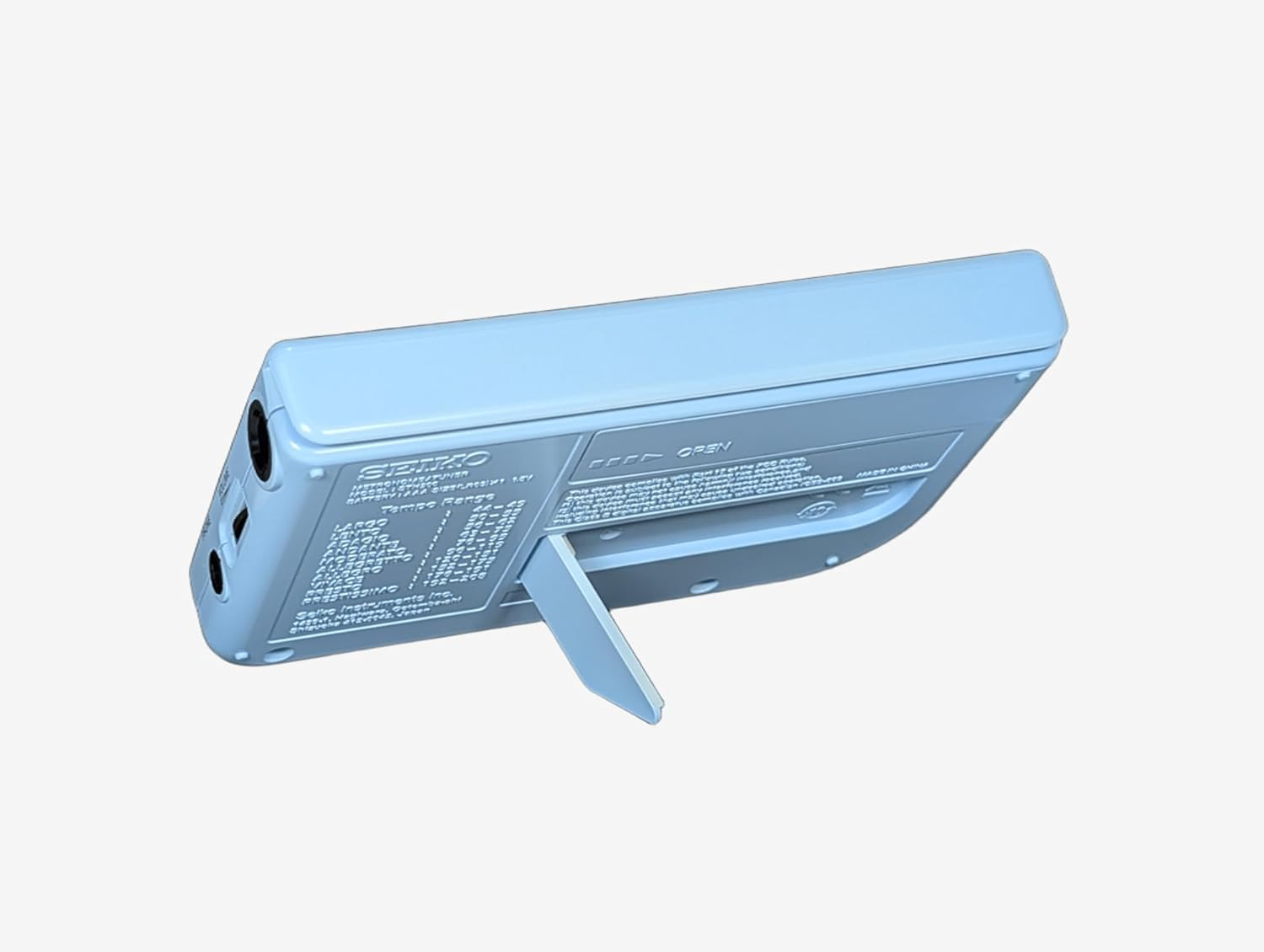 Seiko STH200BL Metronome Tuner, Loud Volume, Can Be Attached to Music Stands, Perfect for Brass Band, Blue - White image number 7