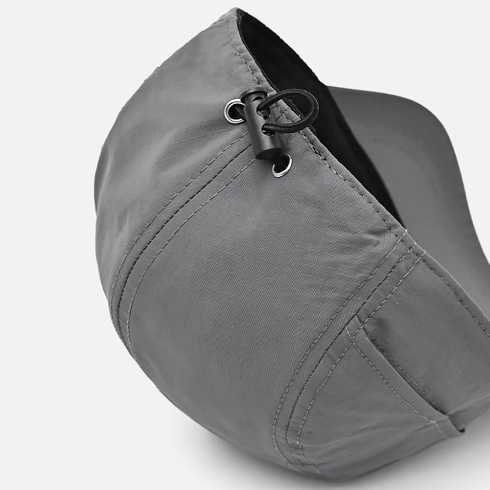 XYIYI Unisex Quick Dry Baseball Cap Adjustable Waterproof Sun Protection Sport Hats - Grey image number 6