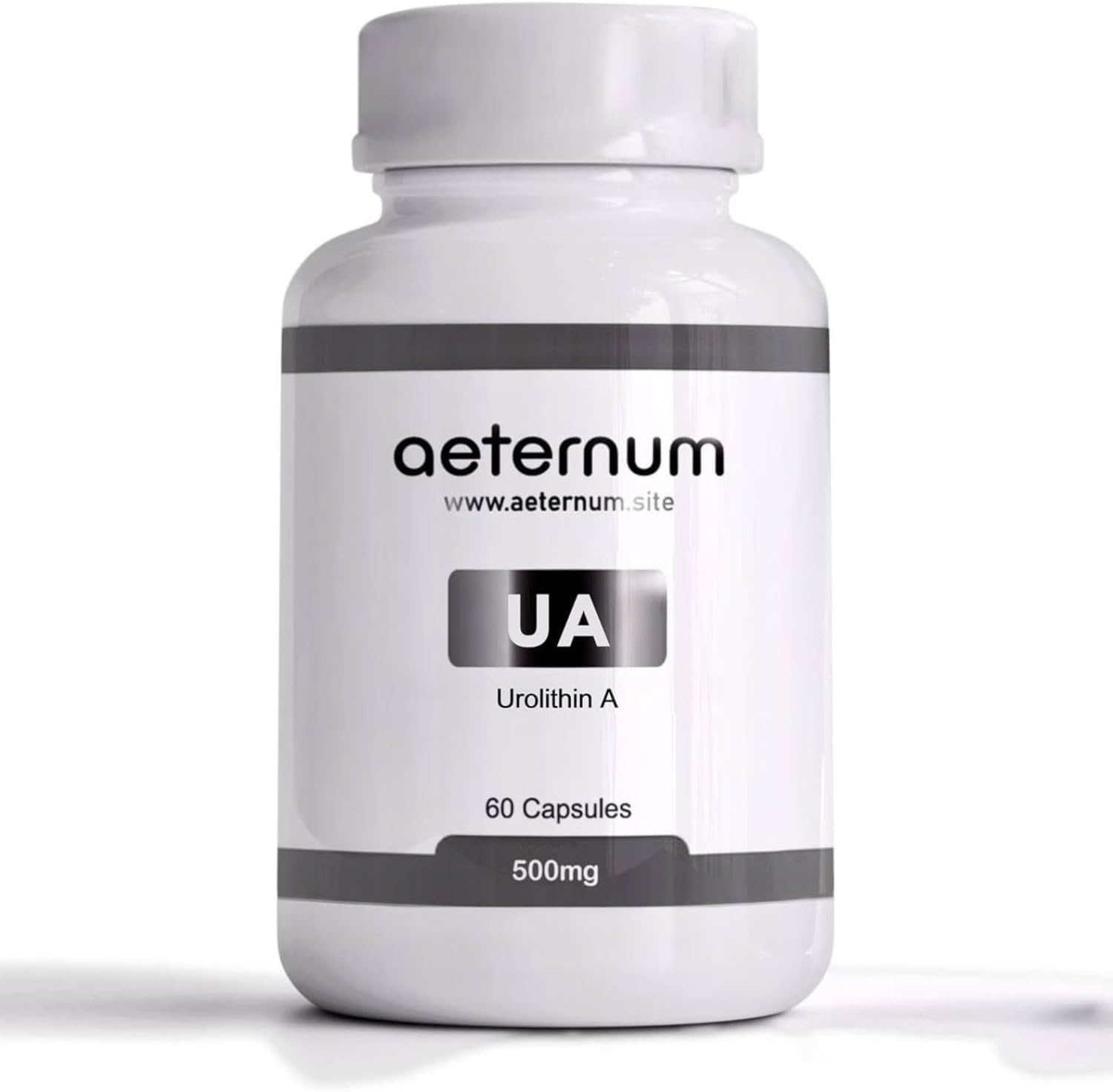 Aeternum UA Pure Urolithin a Supplement - 500Mg per Capsule - 60 Capsules - Premium Anti-Aging Support