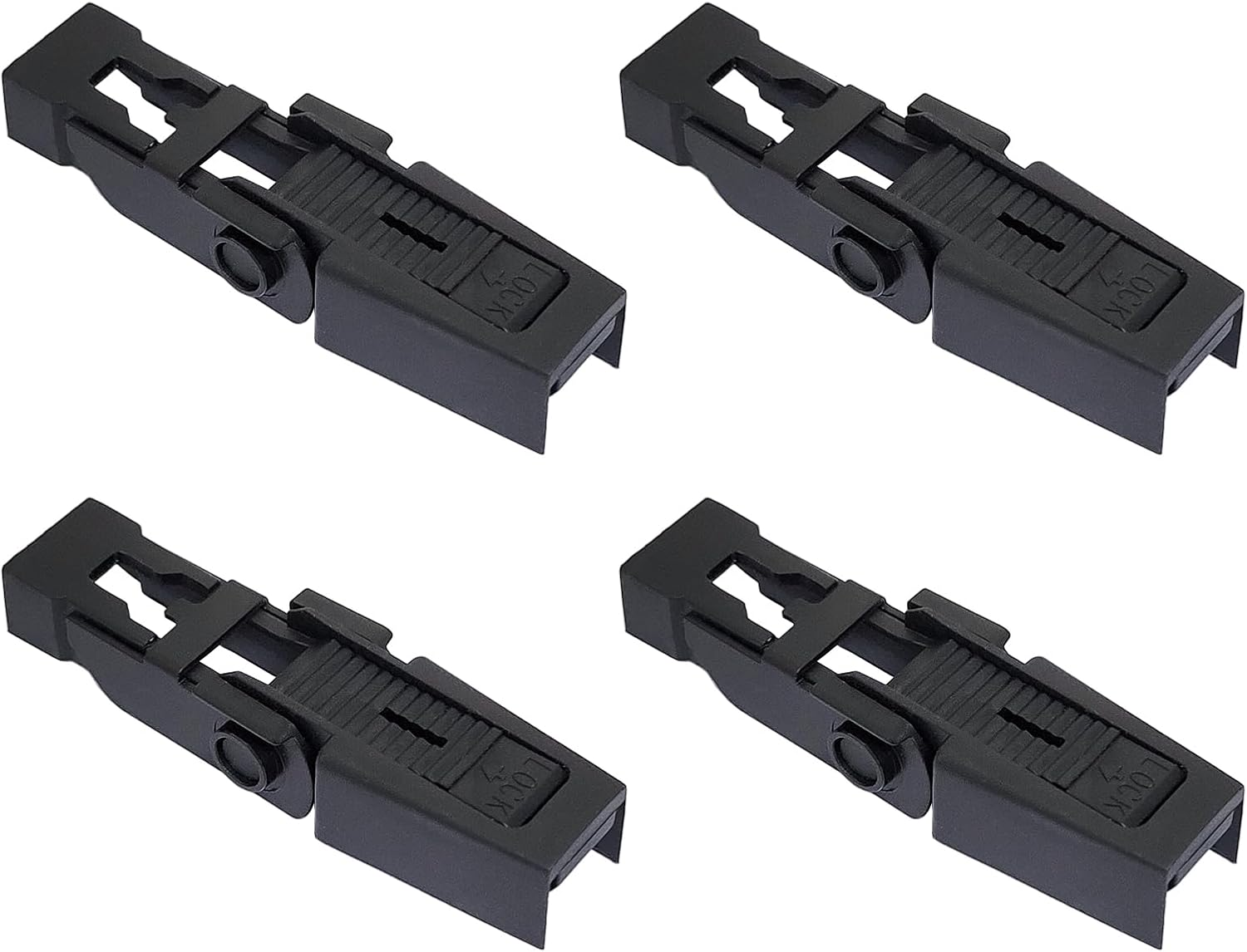 4X DKW100020 Auto Car Front Wiper Blade Arm Retaining Clip Replacement Compatible with Range Rover 03-12, Compatible with Discovery 2 98-04 image number 4