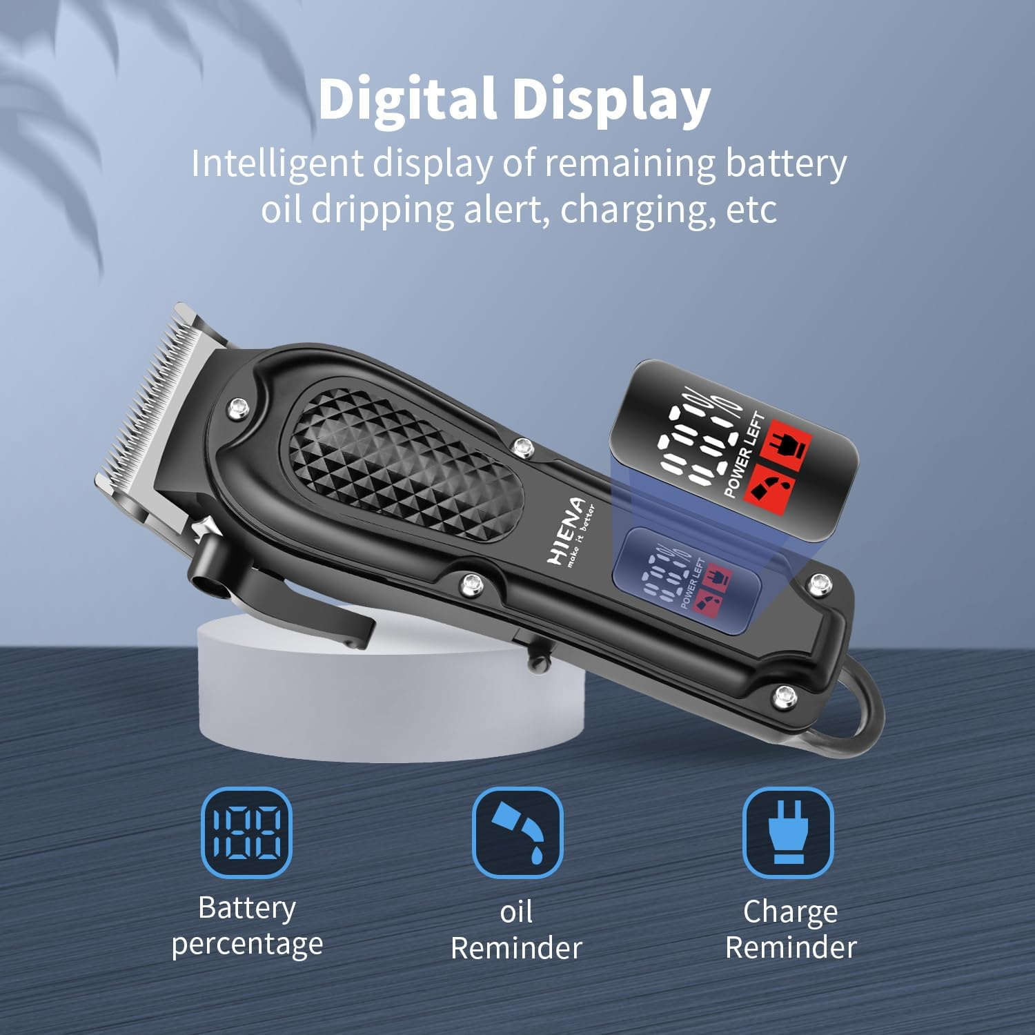 HIENA PRO Professional Hair Clipper Set for Men, Cordless Barber Clippers Set and Trimmer Kit, Electric Beard Trimmer & Nose Trimmer Kit, Foil Shaver & Men'S Facial Grooming Tool Kit, Gifts for Men image number 1