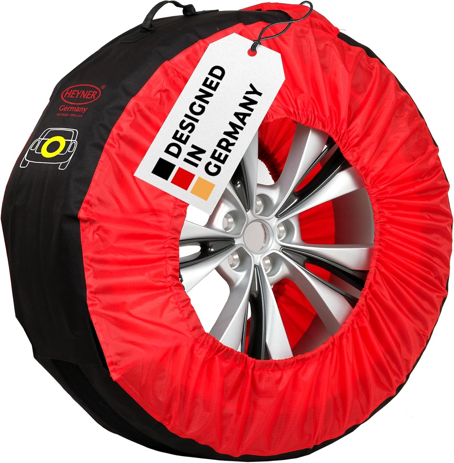 HEYNER&reg; Tyre Bag Spare Wheel 16-22 Inch SUV Tyre Protector Cover Tyre Bag Tyre Protector Pack of 1 image number 1