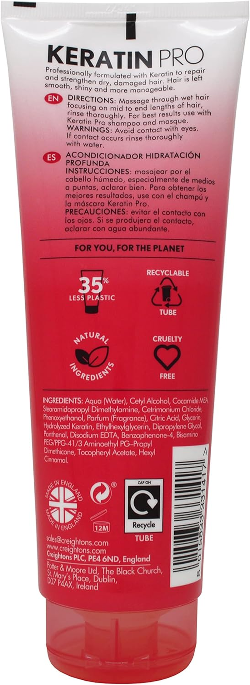 Creightons Creightons Pro Keratin Smooth and Strengthen Conditioner 250 Ml, 250 Ml