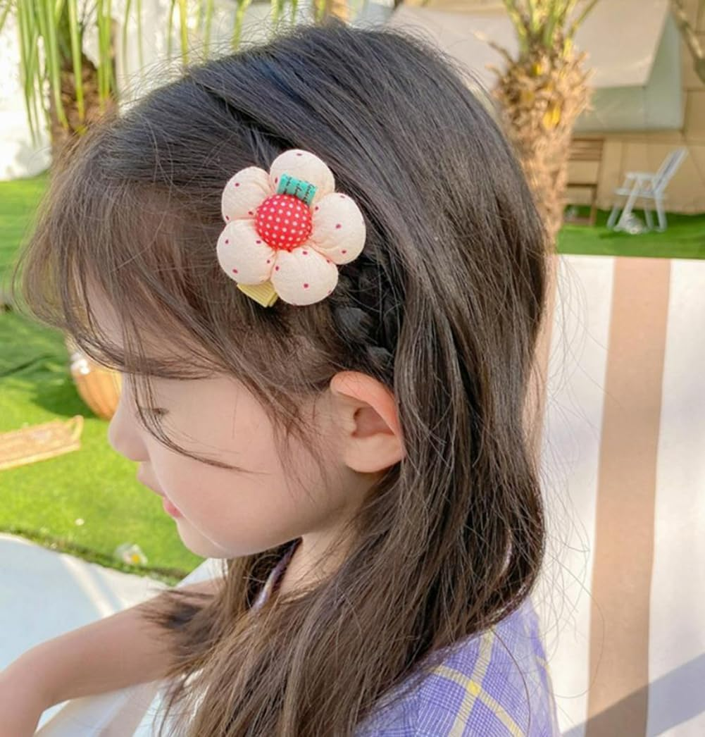 Children'S Bow Hair Clips Little Girl Hair Clips Baby Girl Hair Accessories Cute Bow Girls Hair Accessories Fabric Headwear（Yellow） image number 5