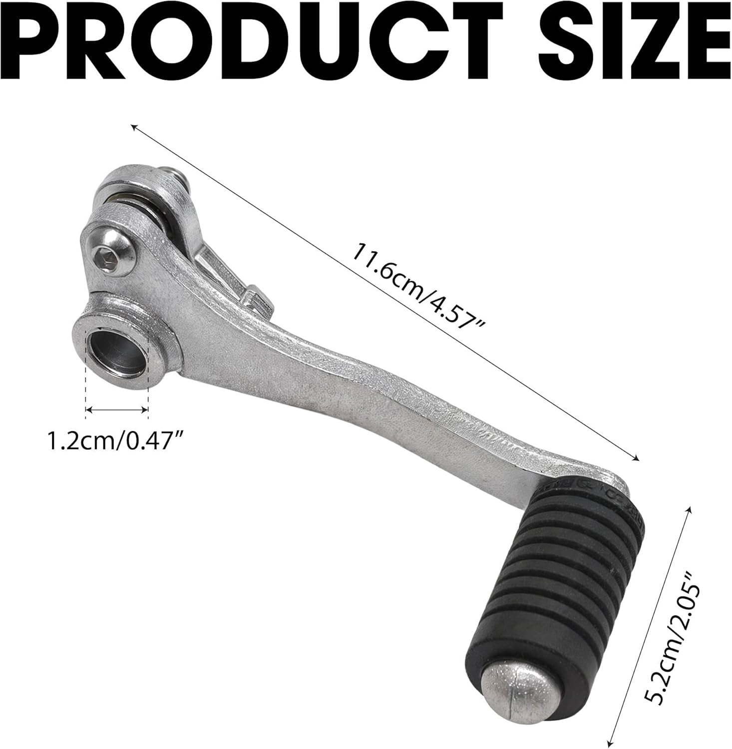 Marsrut Left Gear Shift Lever Pedal Compatible with Kawasaki Ninja 250R 300 Z250 Z300 EX250R Motorcycle, 13242-0088 Left Shifter Brake Pedal Replacement Part image number 2