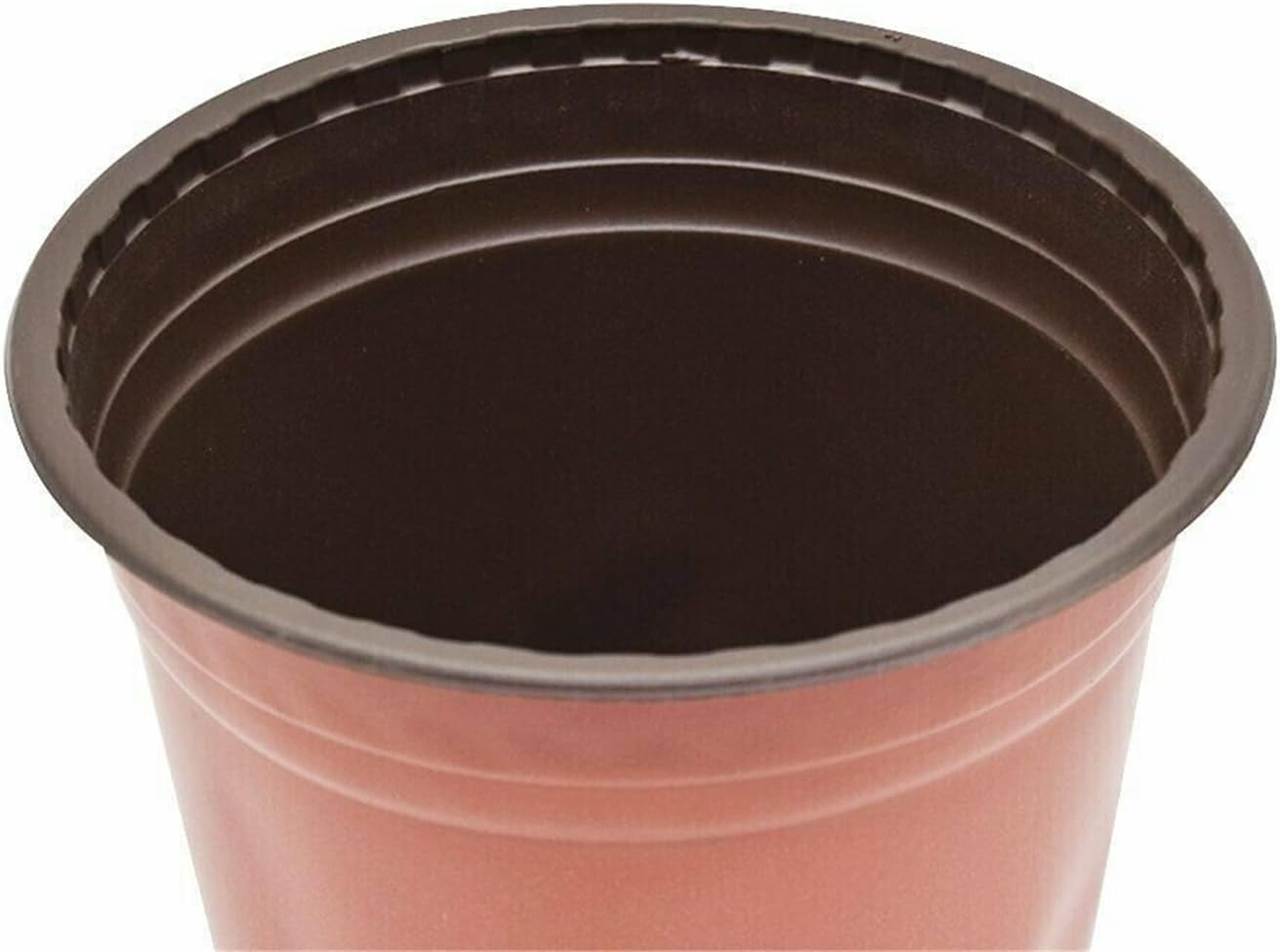 Leona Co 100 Packs Plastic Plants Nursery Pots, Flower Plant Growing Container Seed Starting Planter Flowerpot Bulk for Seedling Transplant Indoor Outdoor Supply, Garden Yard Park (12X8.2X10Cm) image number 4