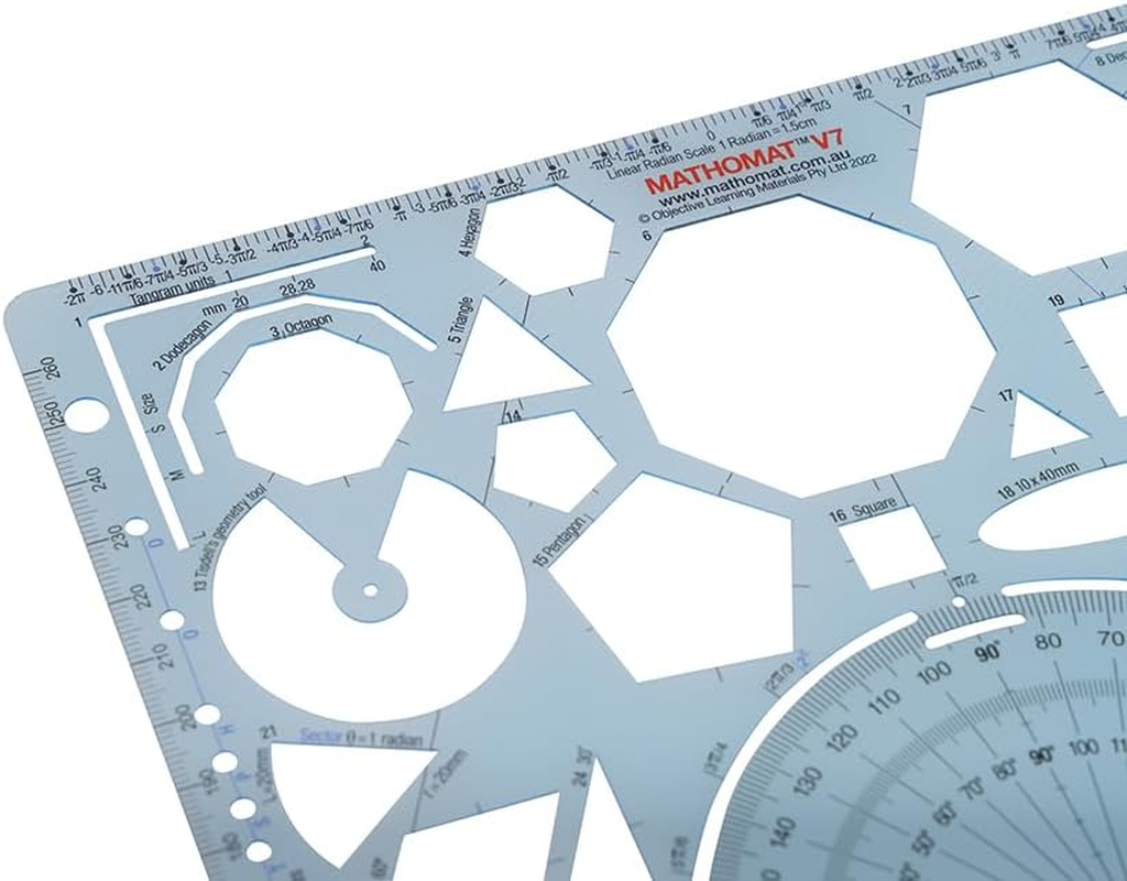 Mathomat V7. Designer Student Pack Template in Wallet with Drawing Ideas Poster image number 3