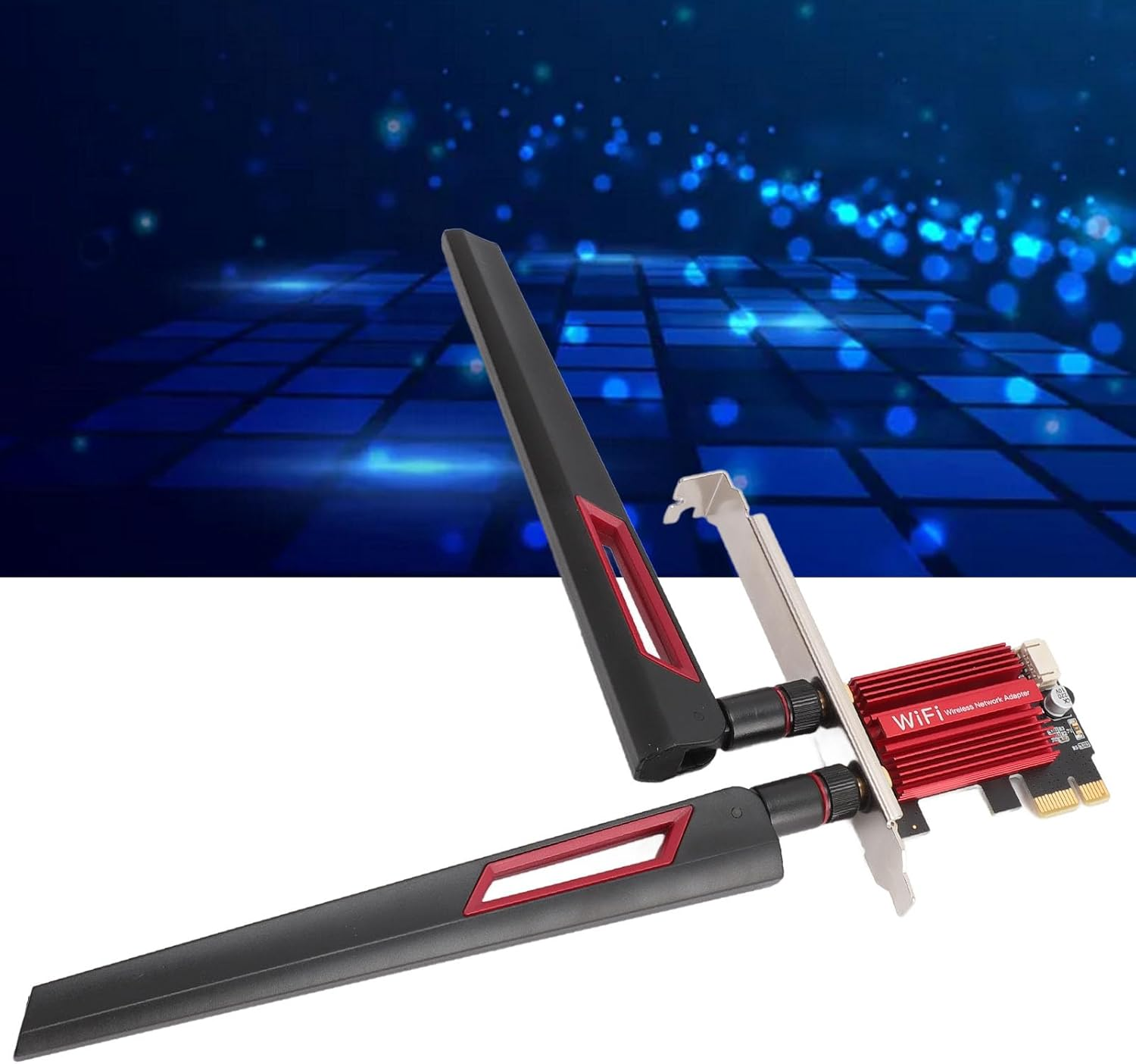 7260AC Pro PCIE Wifi Card, 1200Mbps Dual Band BT4.0 Wireless Network Card with 2 10Dbi Gain, for Windows 7 8 10 11 image number 5