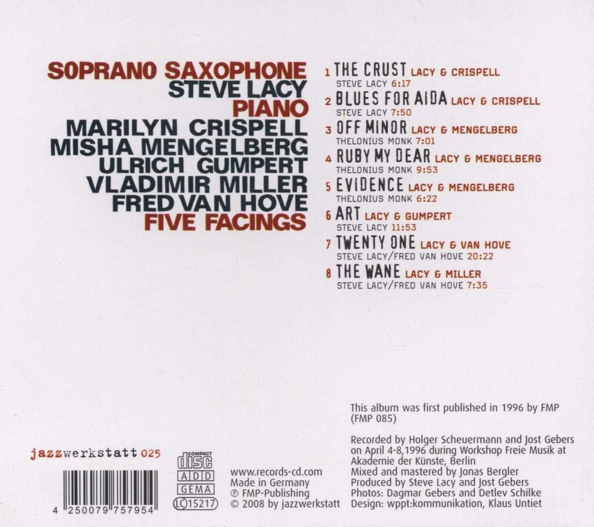 Five Facings Five Pianists image number 1