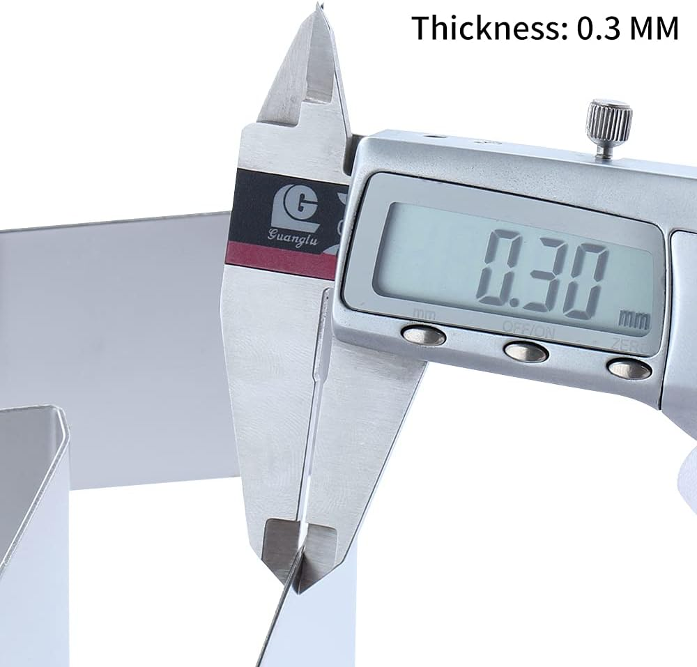 Mason Jar Cookie Cutter Shapes Baking Set - 3 Inch & 4 Inch - 4 Pieces Milk Bottle Honey Jar Pot Shaped Biscuit Stainless Steel Metal Molds Cutters for Kitchen Baking Halloween Christmas Cookie Cutter