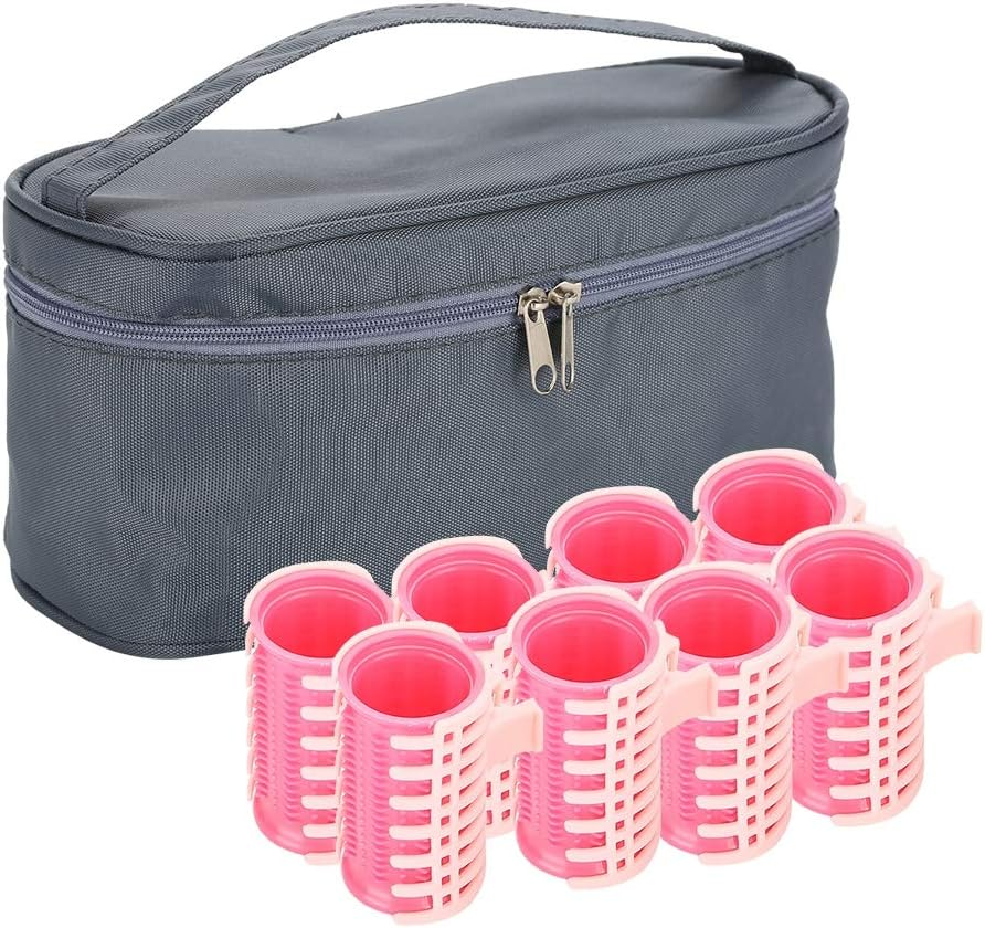 Magic Air Fringes Curling Iron Self Adhesive Hair Curls Plastic Portable Bag with 8 Rollers and Package Curlers Styling Tools for DIY (Lockenstab) image number 2