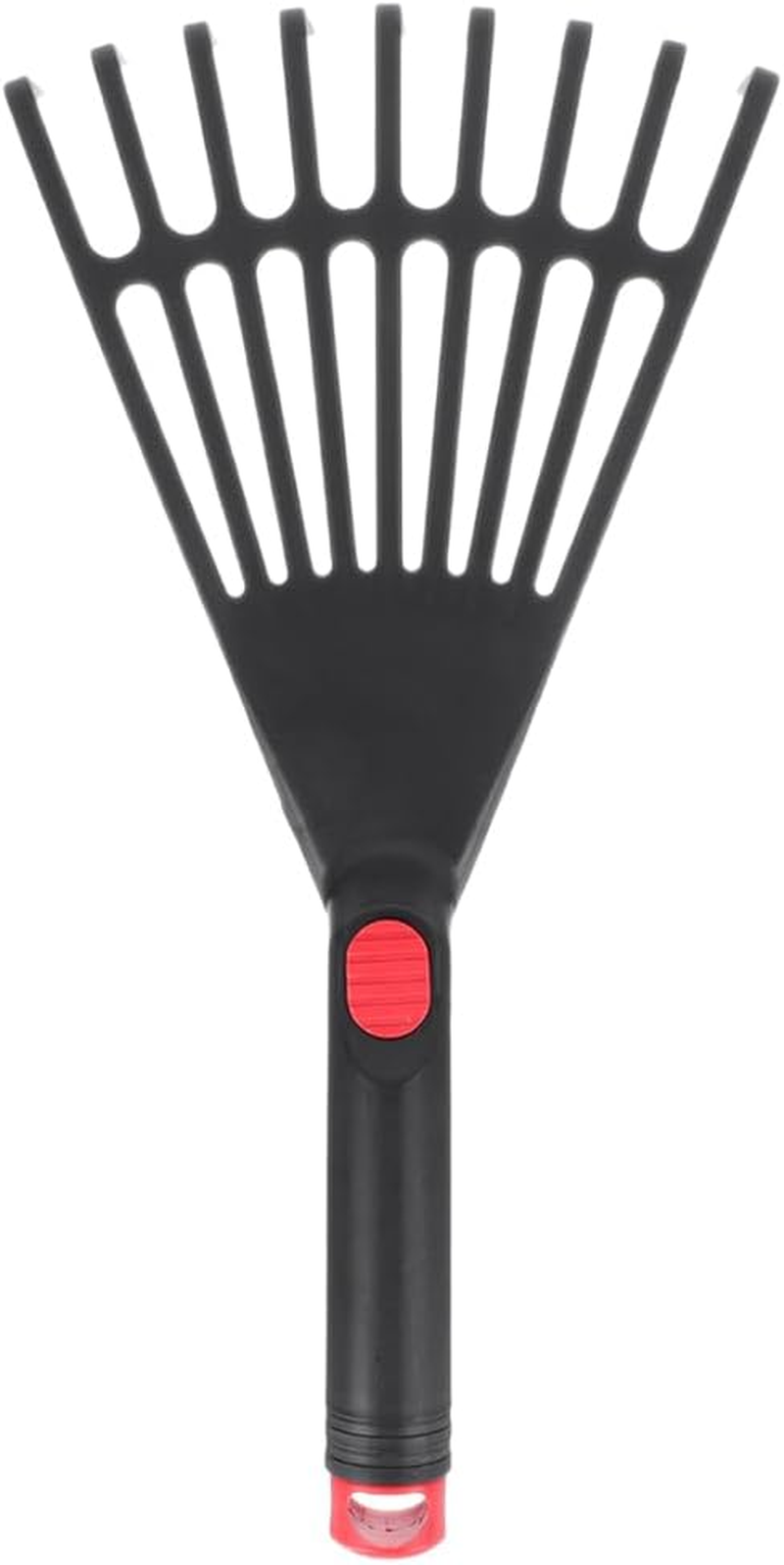 Small Leaf Rake Gardening Tool with Handle for Collecting Leaves and Debris in Your Garden and Lightweight and Design image number 2