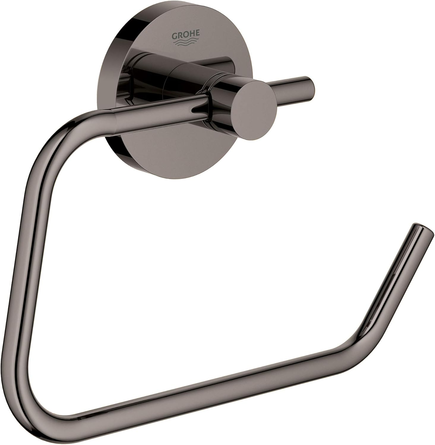 GROHE 40689EN1 Essentials Wall-Mounted Toilet Paper Holder, Brushed Nickel Infinity Finish