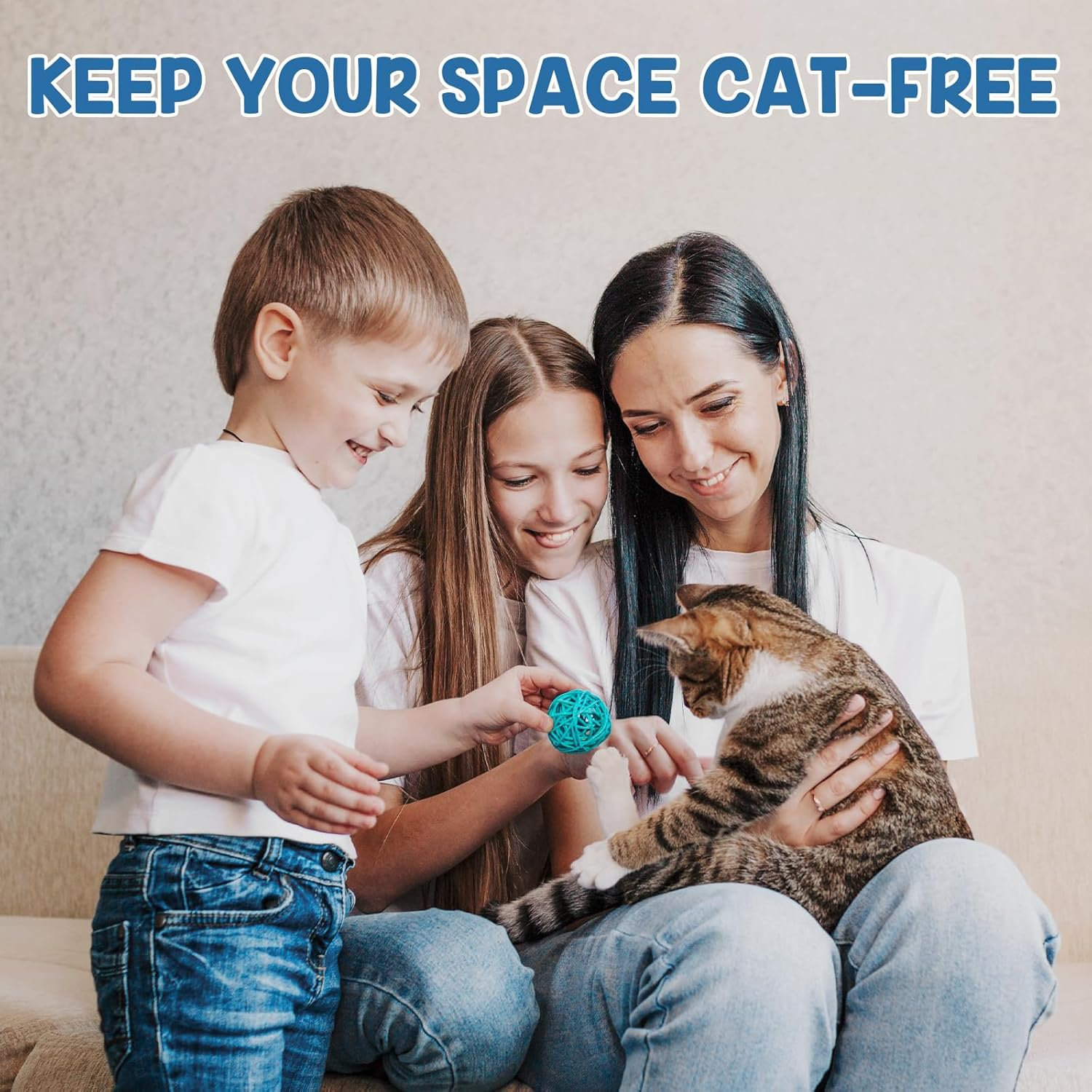 Cat Deterrent Spray, 200ML Cat Repellent Spray, Indoor & Outdoor Anti-Scratch Cat Repellent for Furniture, Sofas, Rugs, Curtains, and Plants, Alcohol-Free & Non-Toxic Formula Repellent for Cats