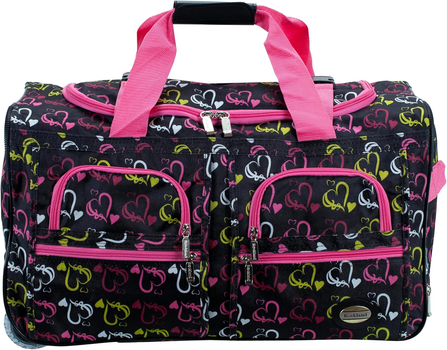 Rockland Melbourne Hardside Expandable Spinner Wheel Luggage, HEART1, 22", Melbourne Hardside Expandable Spinner Wheel Luggage image number 6