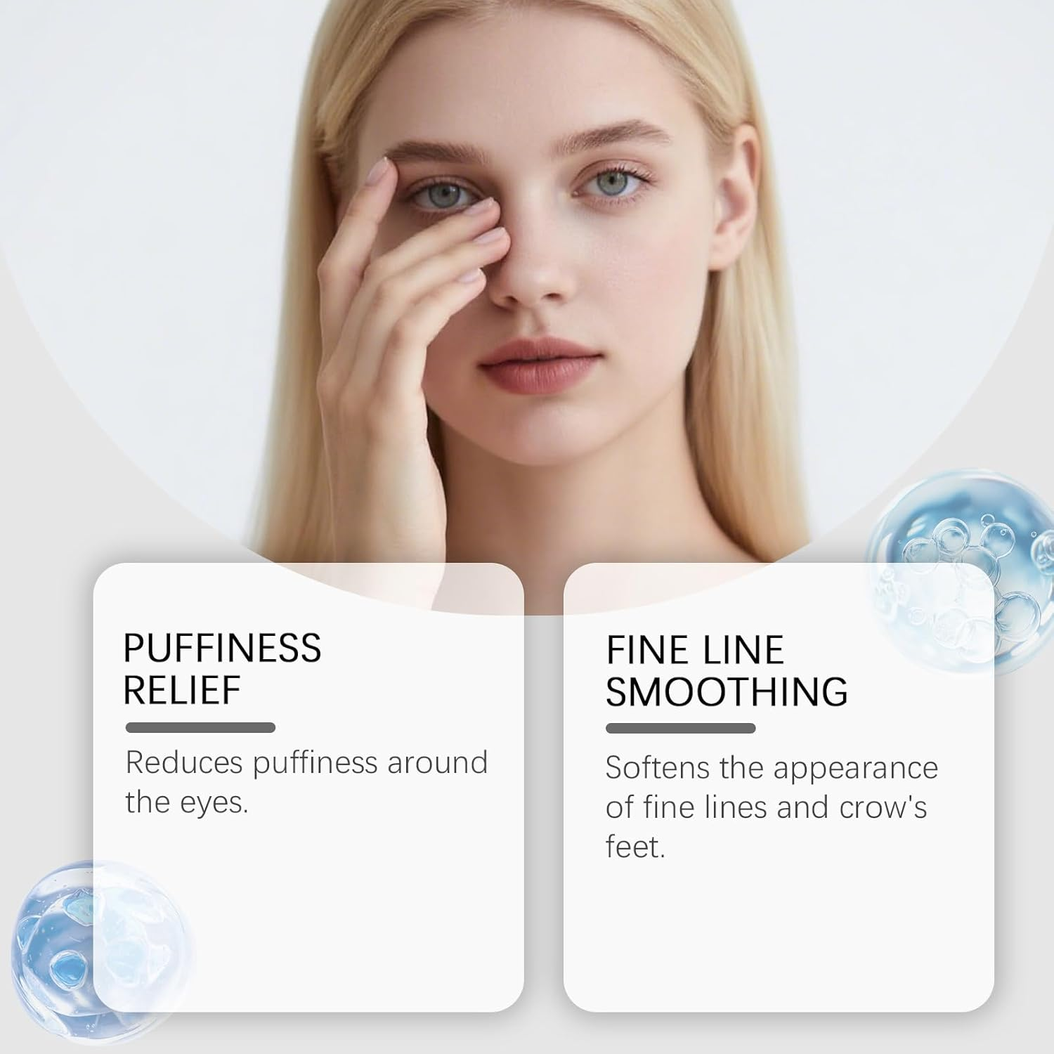 Calcium Volume Eye Patches 60Ea - Hydro Cool Firming Gels under Eye Patches for Puffy & Bags, Dark Circles, Anti-Aging, Sagging, Wrinkles, Gentle Care for Delicate Area image number 4