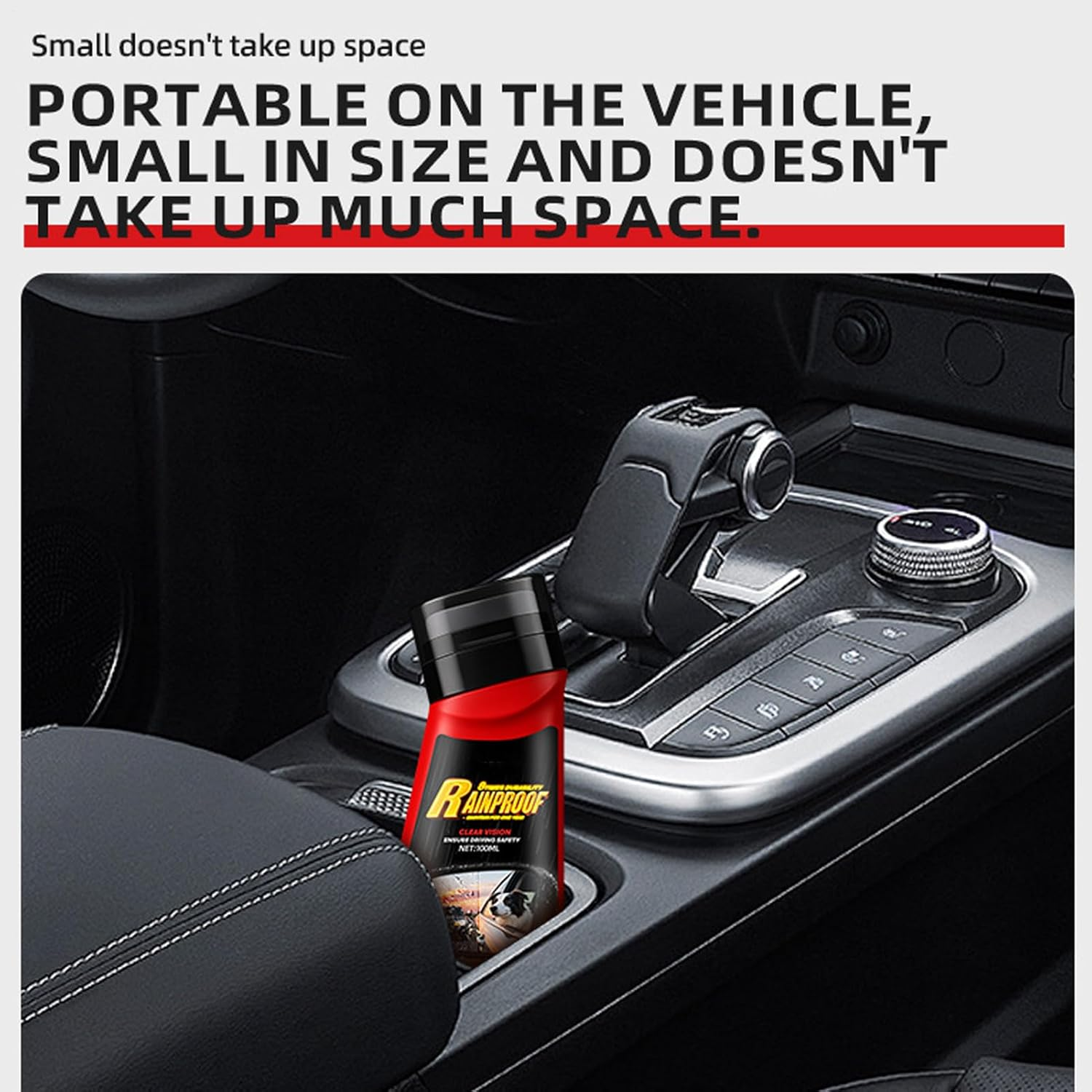 Anti Fog Windshield Cleaner,Water Prevention Defogging for Window Mirrors | Automotive Exterior Maintenance Care Defogging Agent with Applicator for Truck RV Sedan Auto Vehicle image number 6