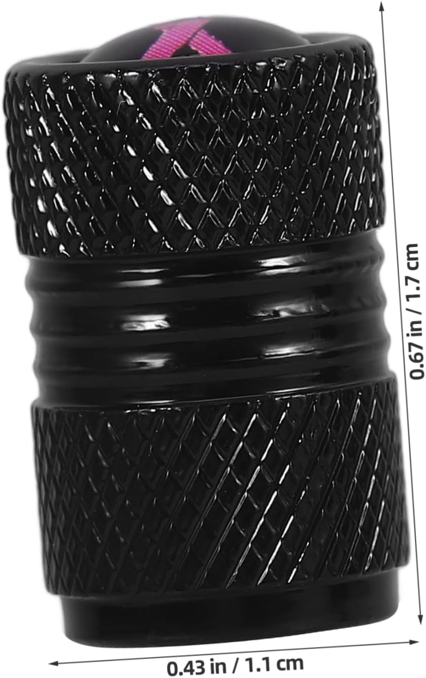 BELLIFFY 4Pcs Automotive Tire Air Valves Valve Covers Dustproof Decorative Fit Car Tyres image number 2