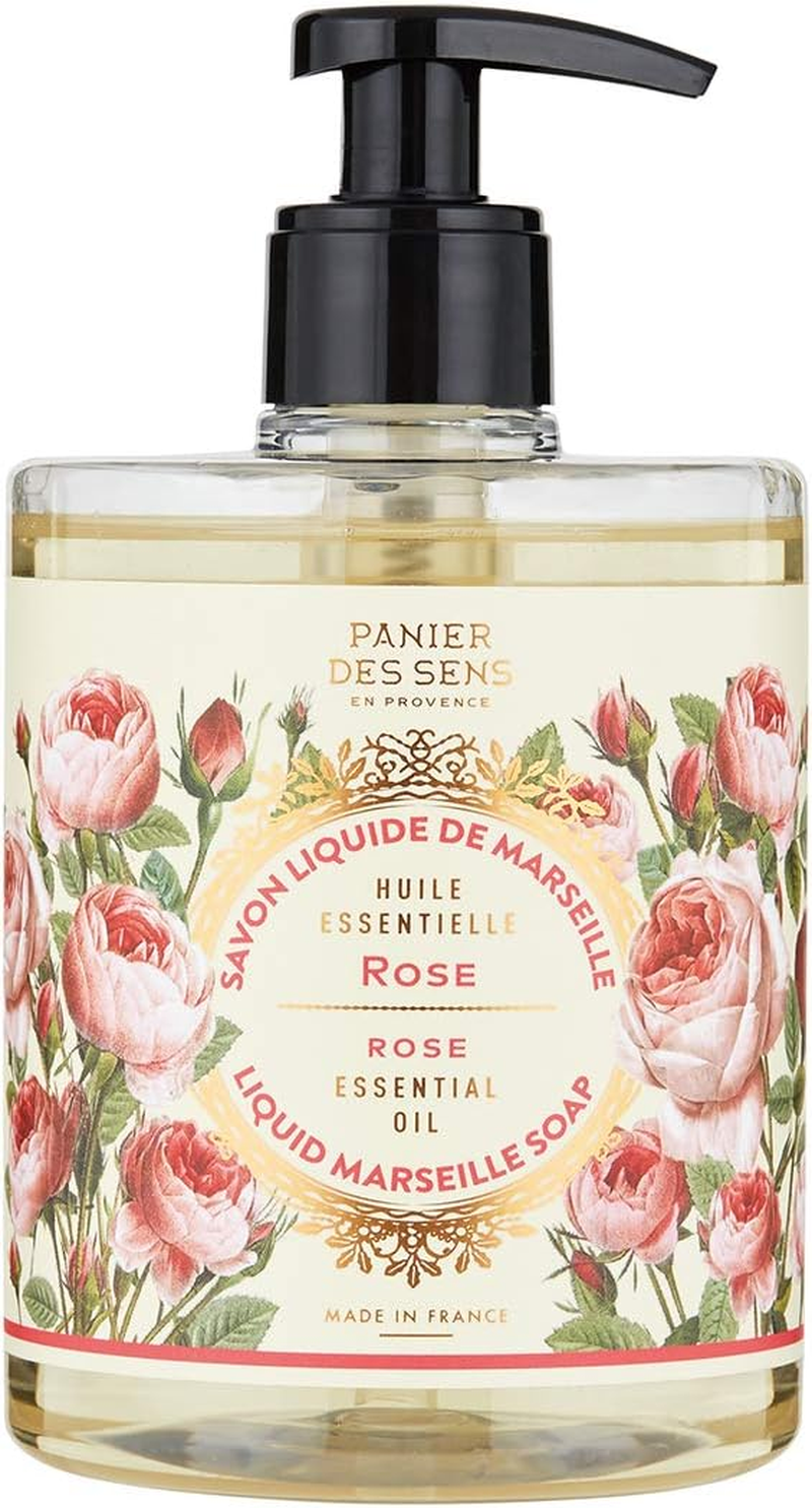 Panierdessens Panier Desense Essentials CA Liquid Marseille Soap, Rose Body Soap, &Phi;3.3 X 5.8 Inches (84 X 148 Mm) image number 6