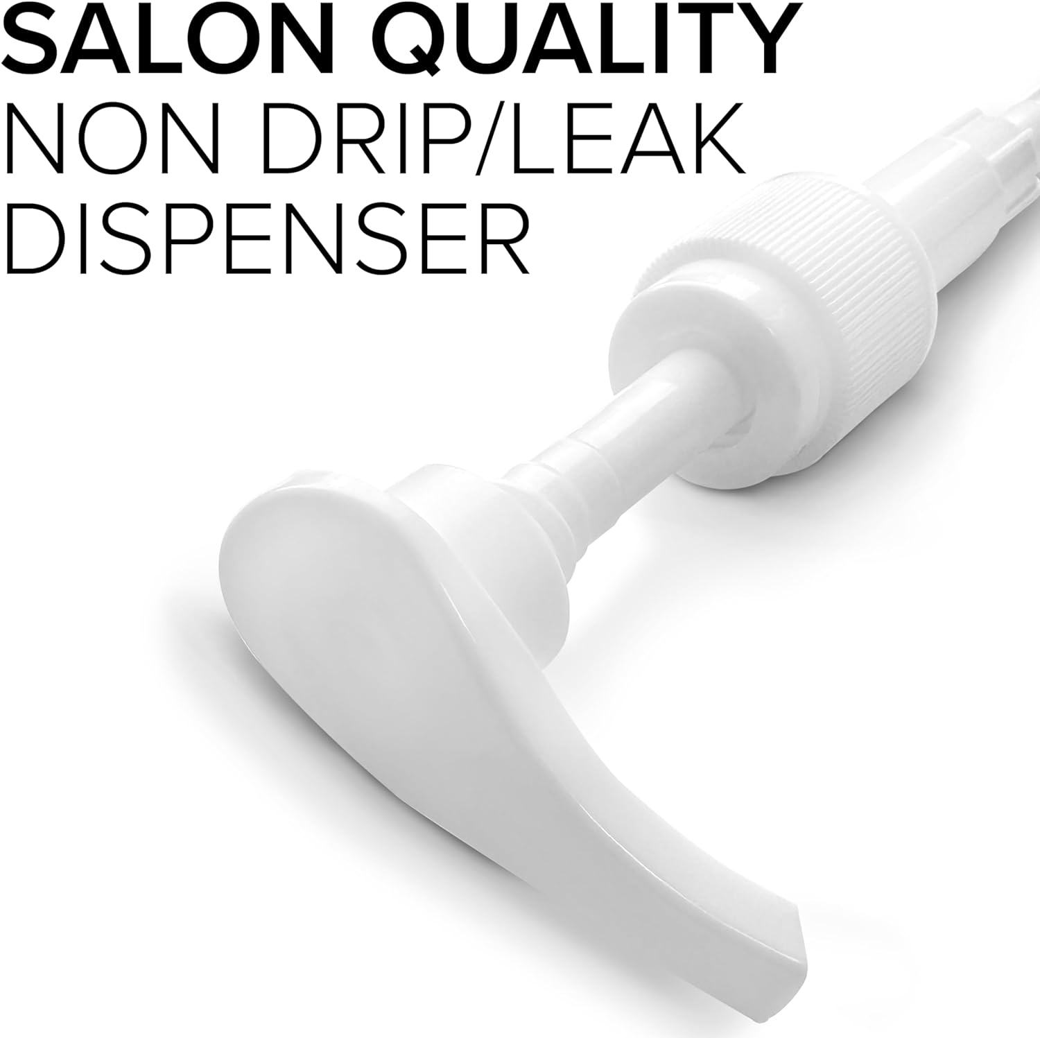 Professional Universal FIT Shampoo Pump Bottle Dispenser (200Ml - 750Ml) for 24Mm Neck Bottles, Adjustable Length Lotion and Liquid Soap Dispenser Pump NYK1 Shampoo Dispenser - Dispenses 4Ml Dose image number 2