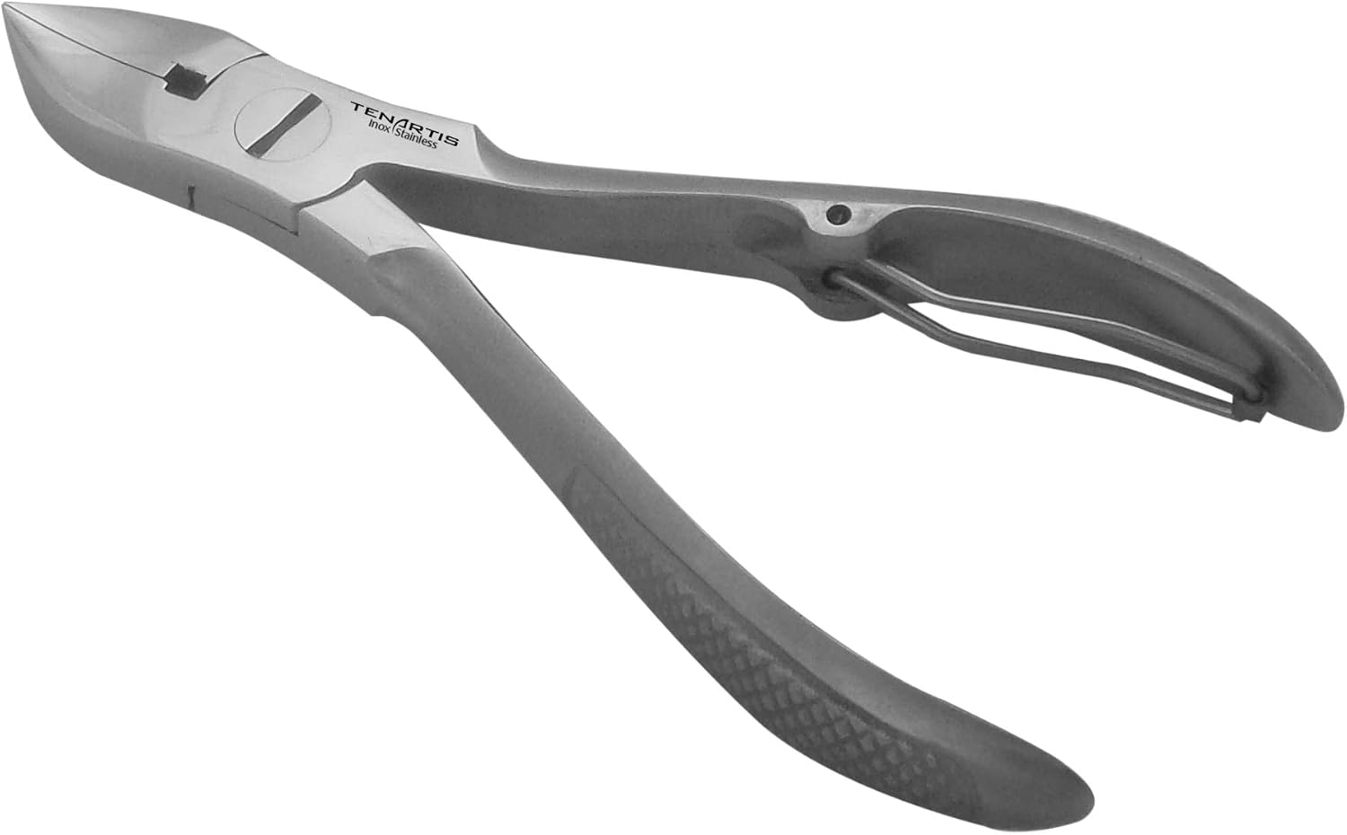 4-Piece Genuine Leather Men'S Grooming Set | Manicure, Pedicure, Beard and Mustache - Tenartis 381 Made in Italy (Beige) - Black image number 3