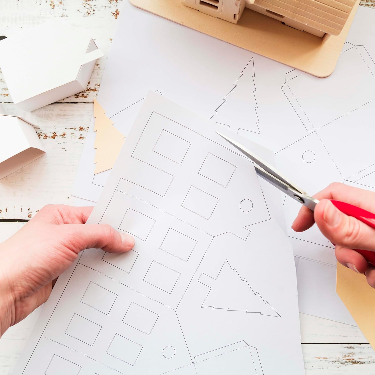 ANSSDO 50 Sheets White Cardstock, A4 250Gsm Thick Paper Sheets Heavyweight Card Paper for Printing Scrapbooking Card Making Invitations Menus Flyers DIY Arts Crafts, 21 Cm X 29.7 Cm image number 6