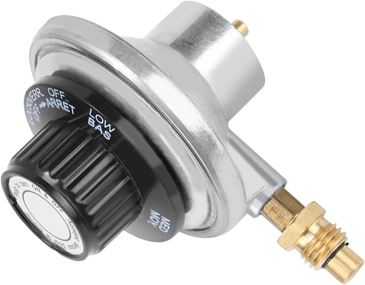 Fdit Zinc Alloy Adjustable Pressure Regulator 1"-20UNF Gas Low-Pressure Control Valve Adjustable Gas Regulator Low-Pressure